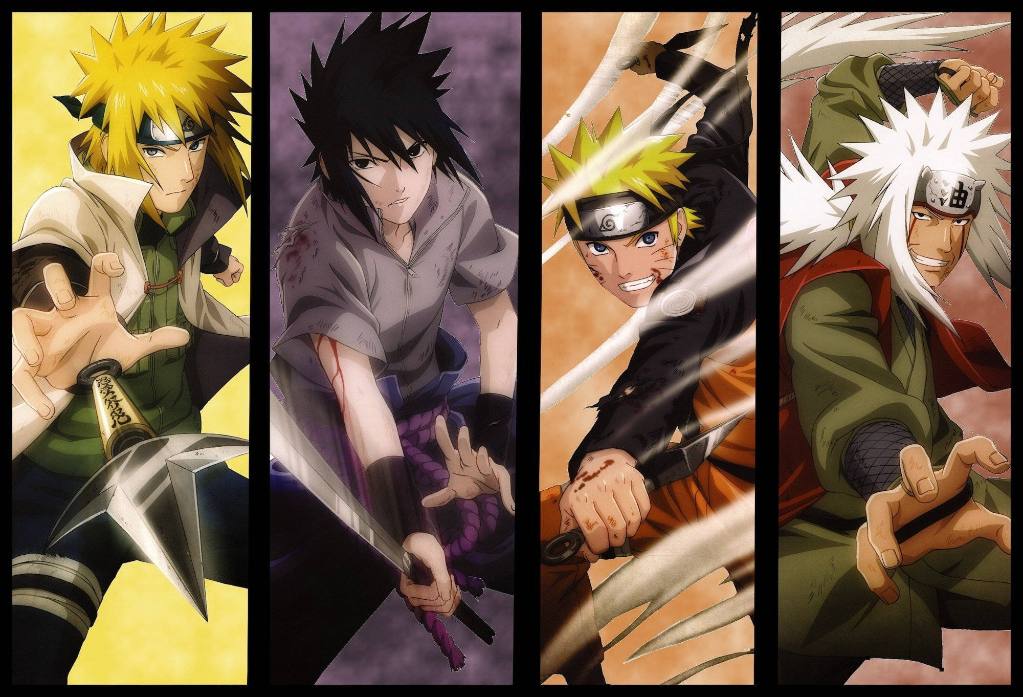 Naruto Posteri ve Diğer Ninjalar Duvar Kağıdı