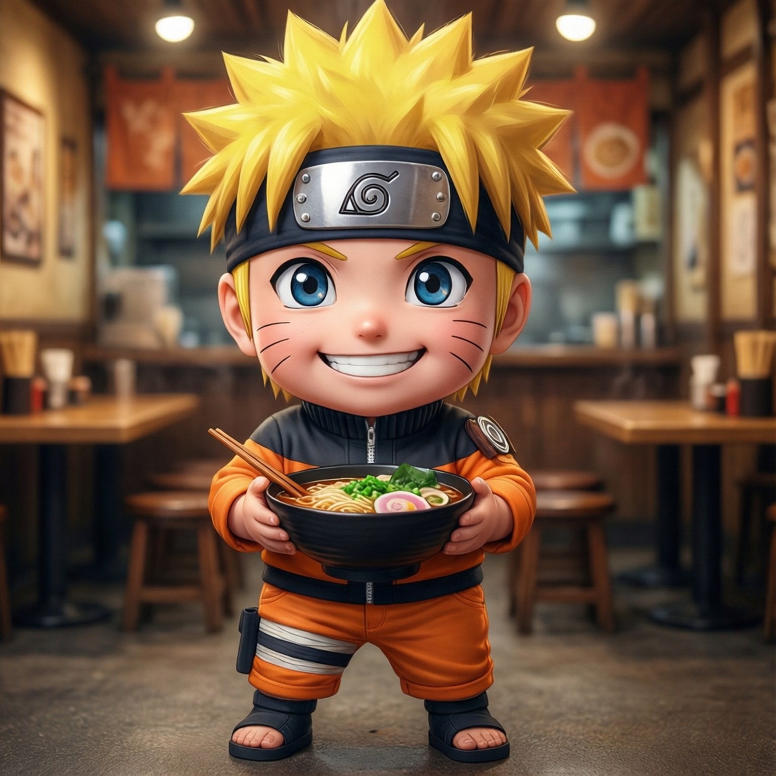 Naruto Ramen Gülümsemesi Duvar Kağıdı