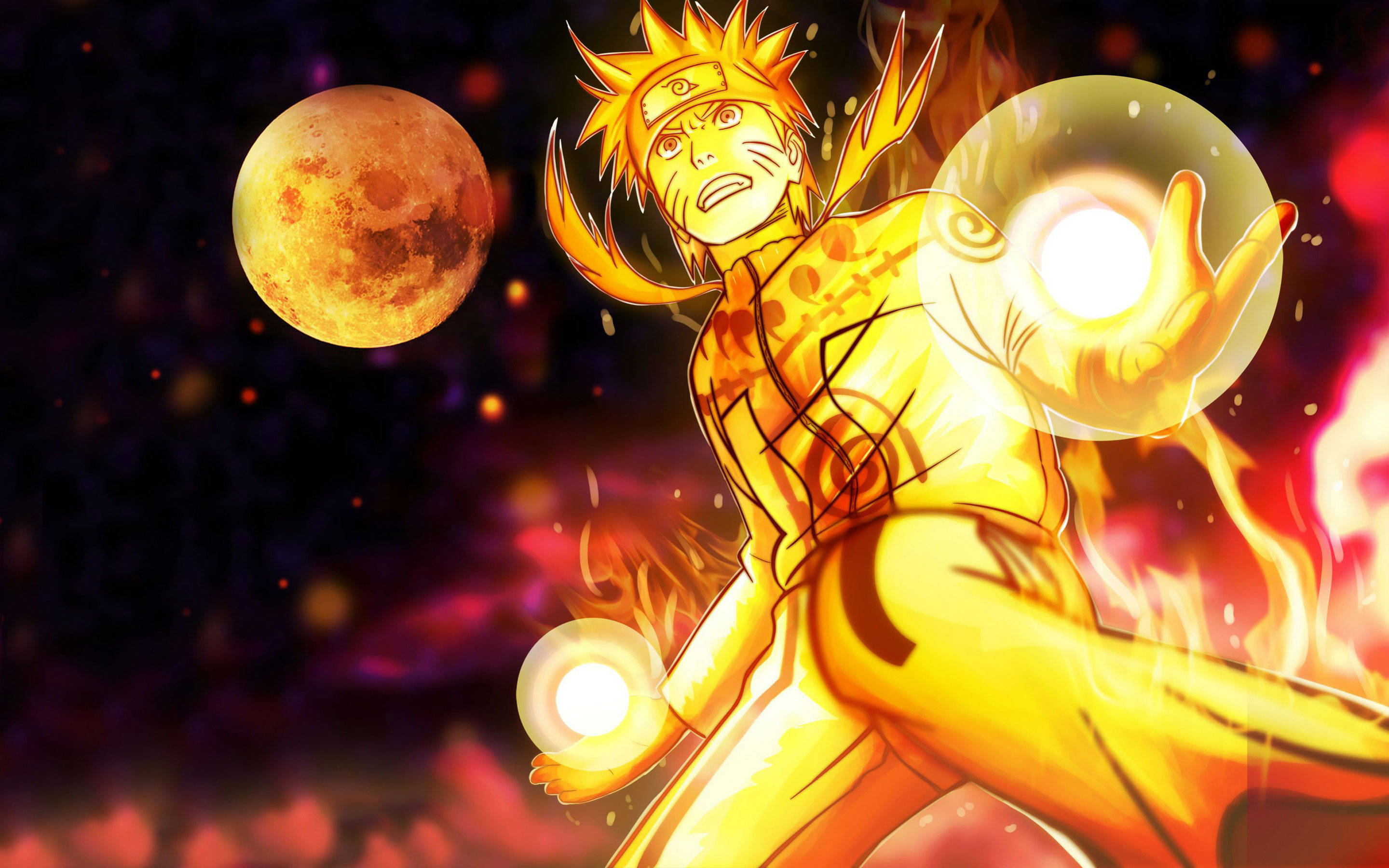 Naruto Şakra Modu iPad Duvar Kağıdı