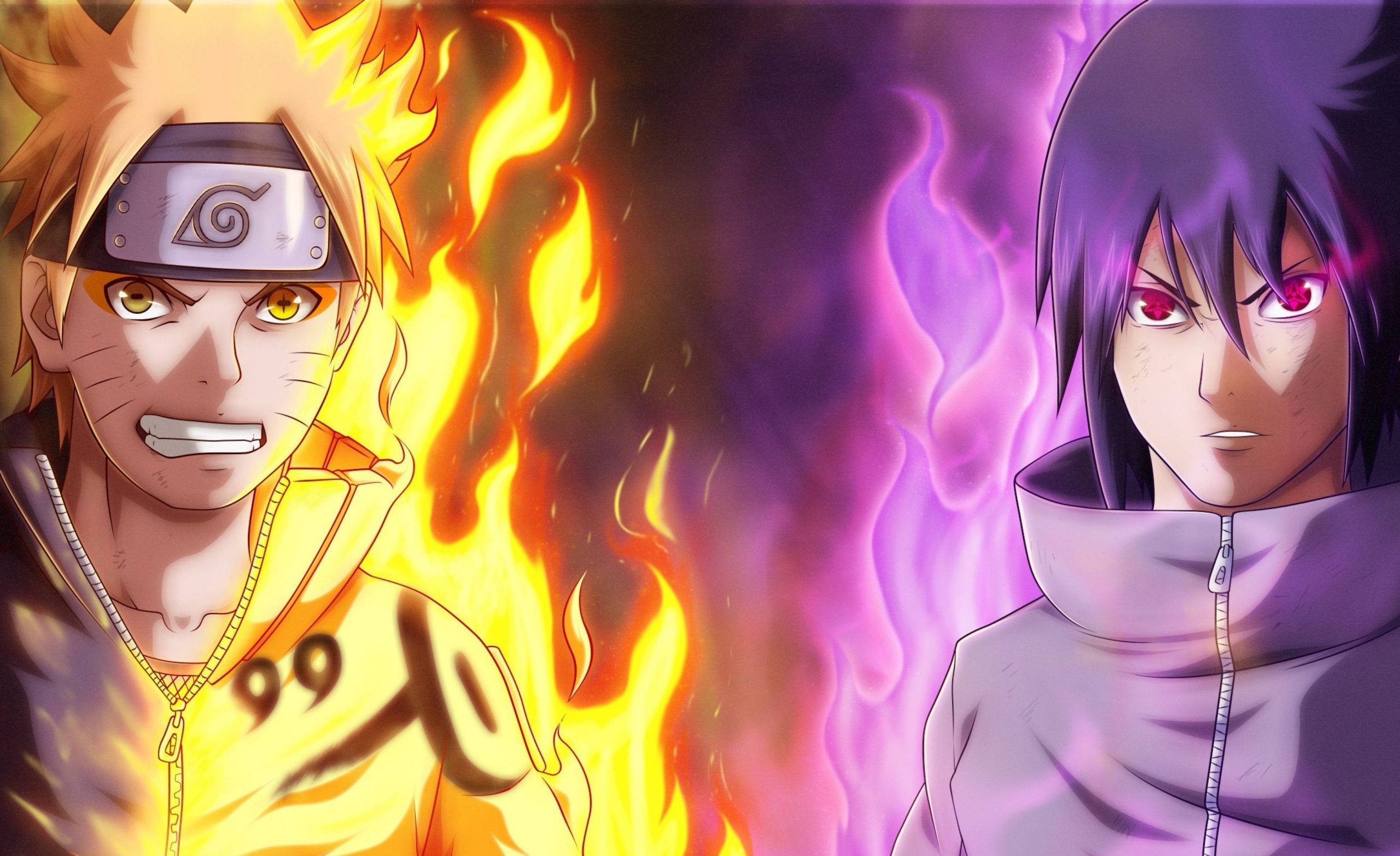 Naruto Sasuke Chakra Posteri Duvar Kağıdı