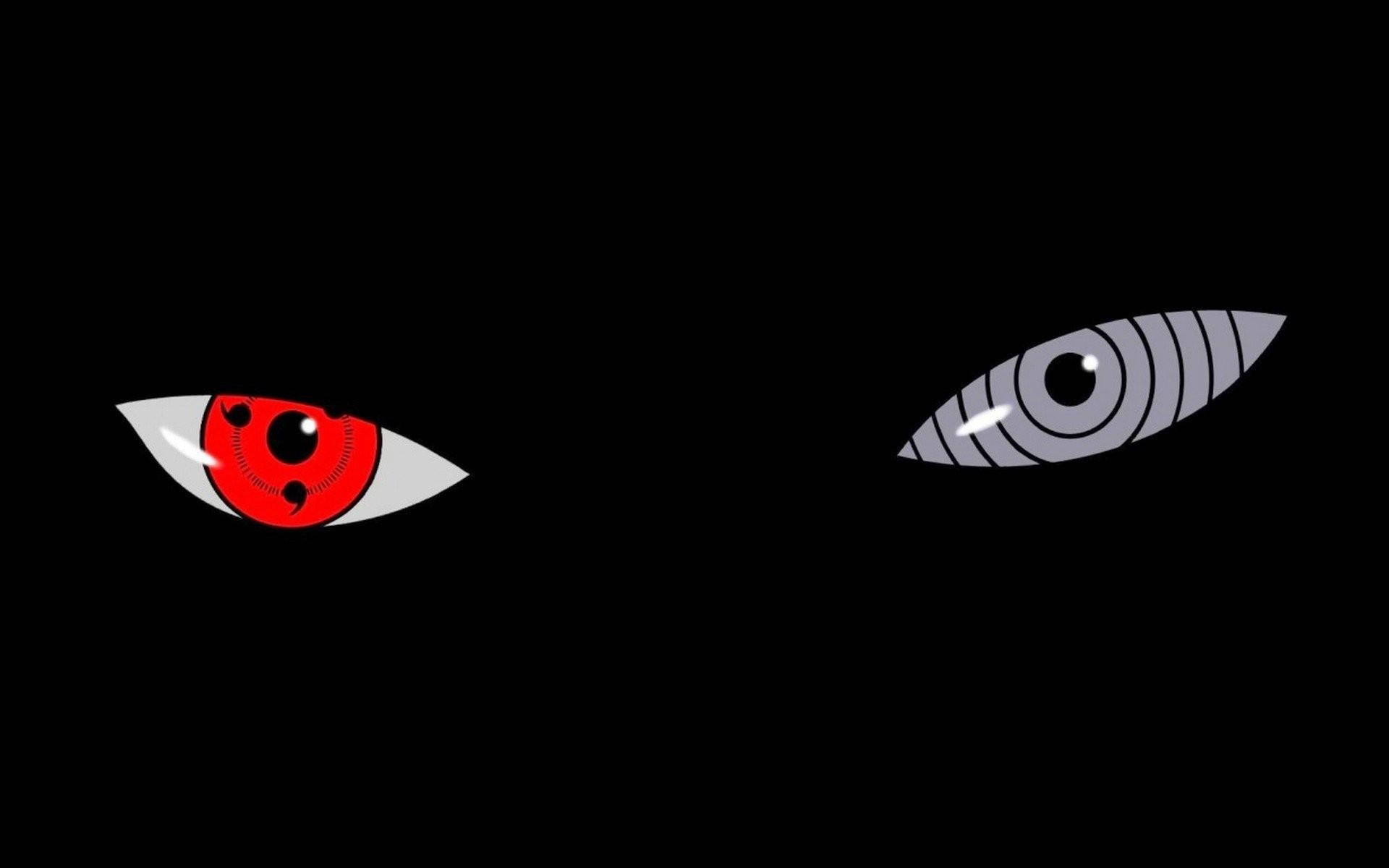 Naruto Sembolü Kırmızı Göz Duvar Kağıdı