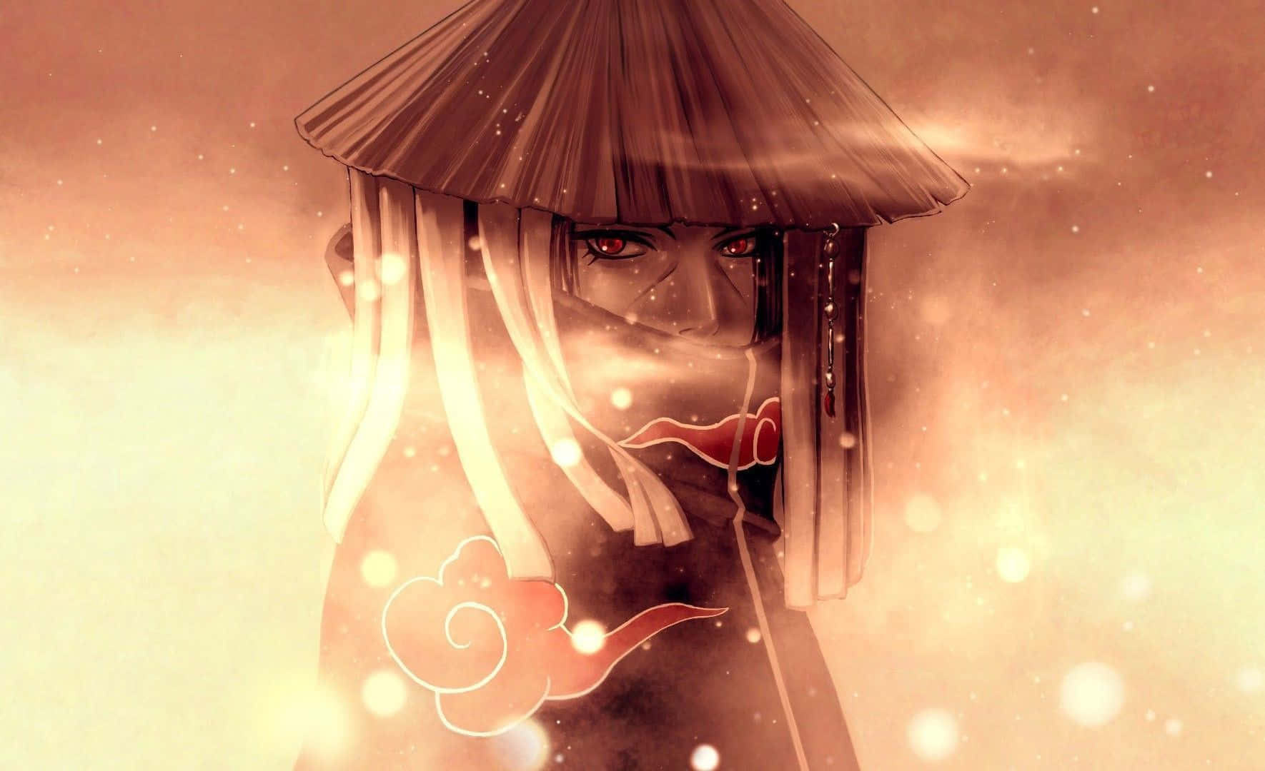 Naruto Serisinden Sharingan Gözlü Itachi Uchiha Duvar Kağıdı
