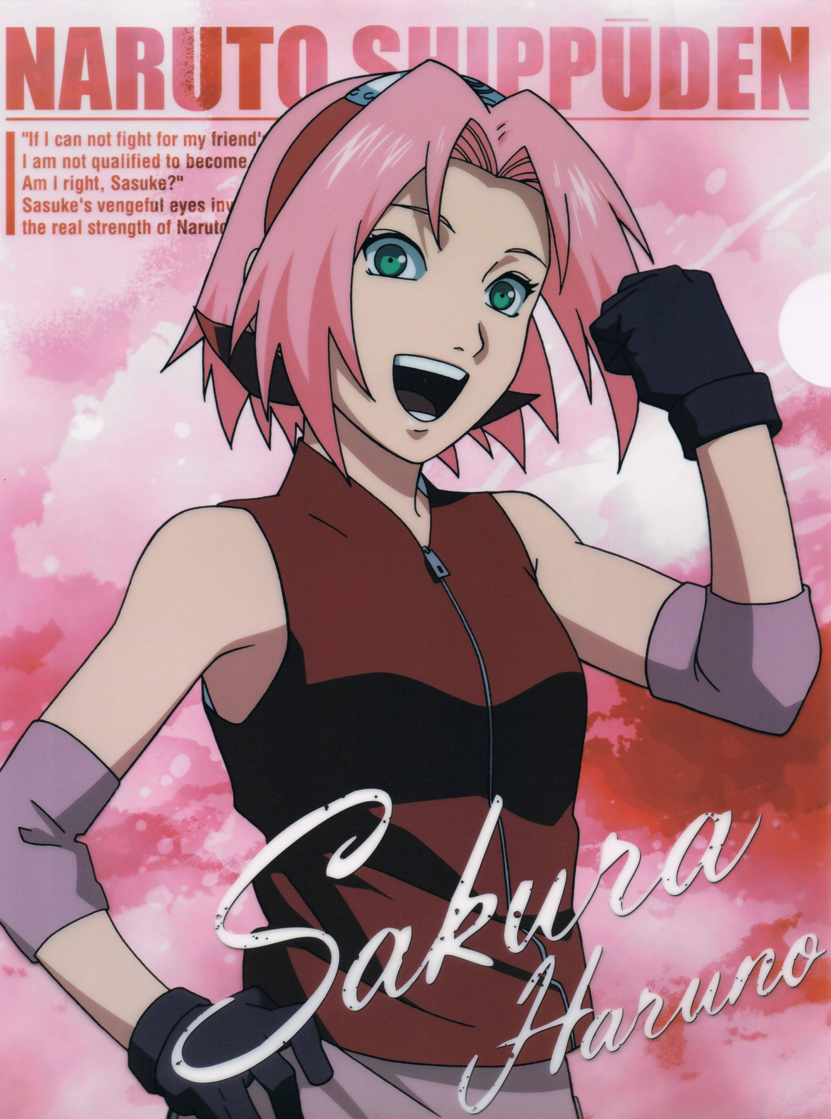 Naruto Shippuden Anime Sakura Kapak Duvar Kağıdı
