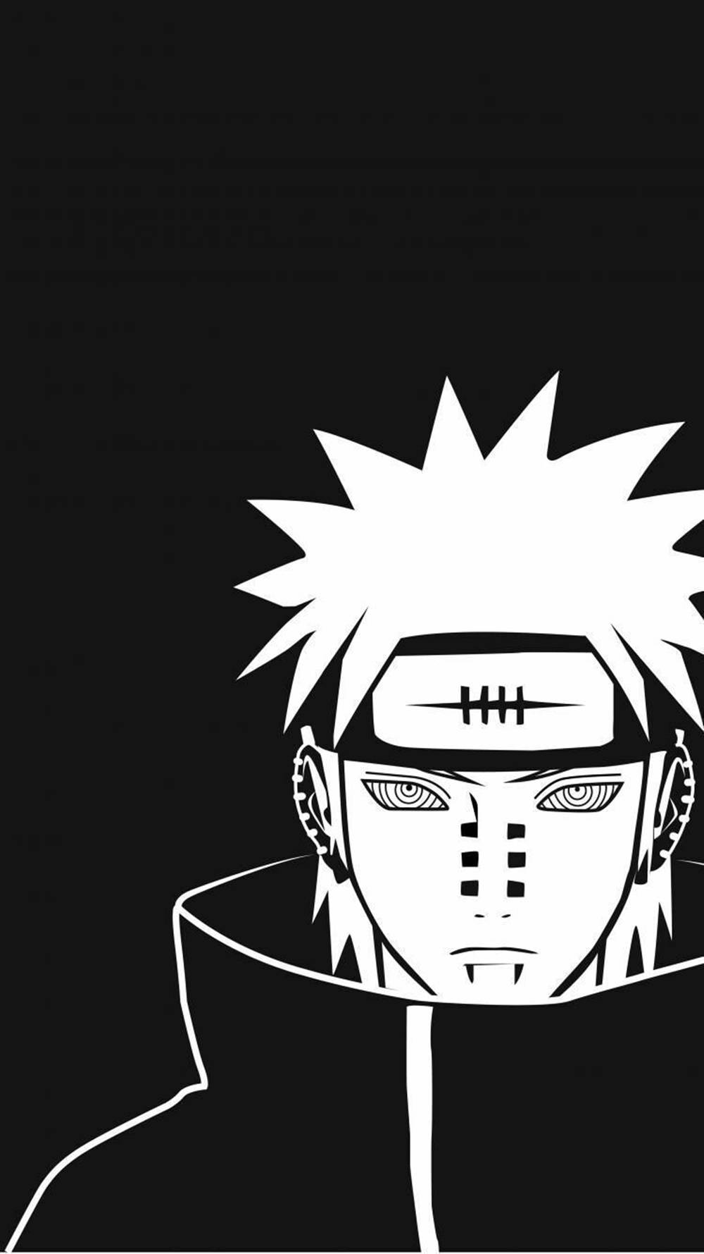 Naruto Siyah Akatsuki Yahiko Duvar Kağıdı