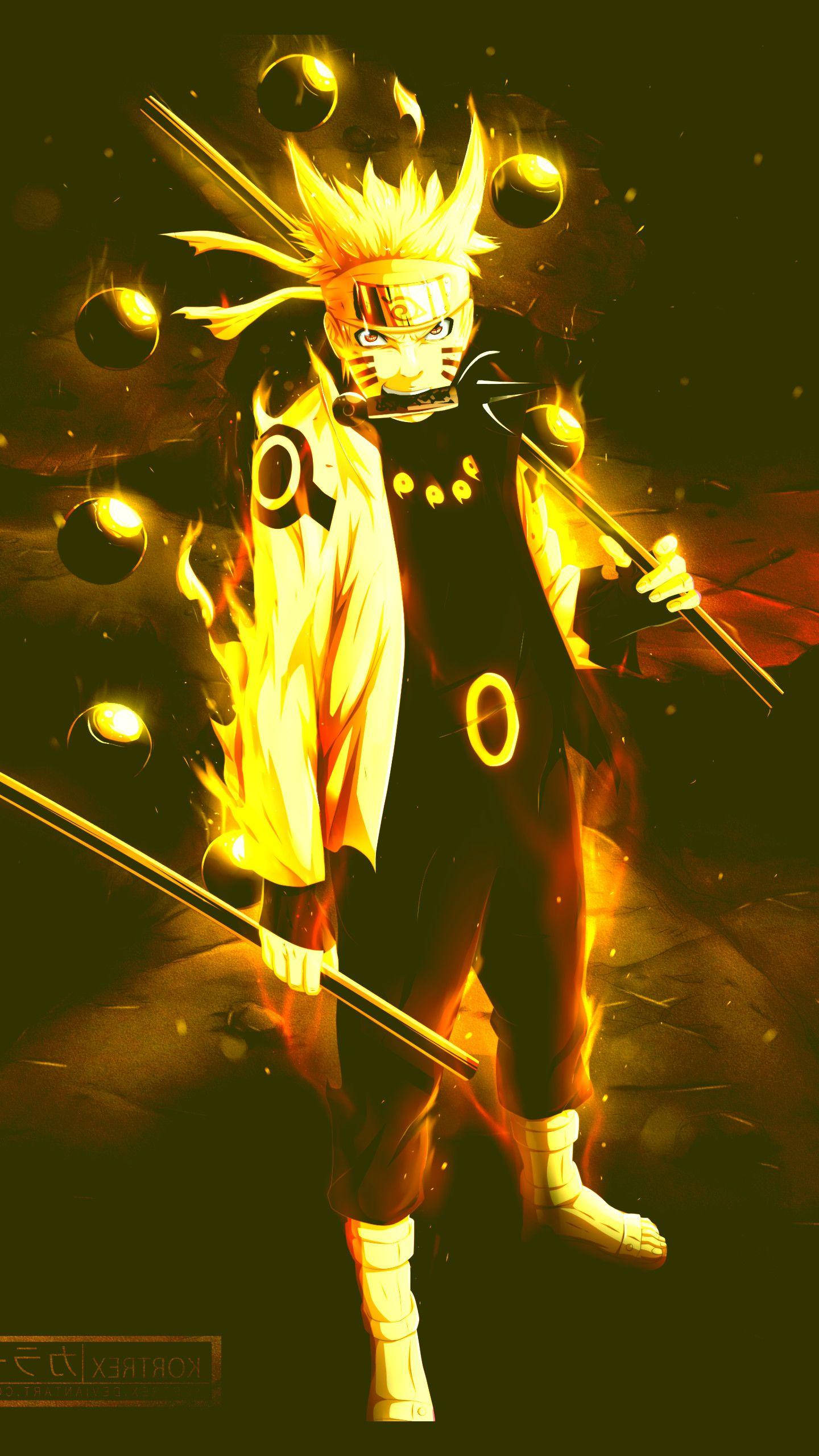 Naruto Telefon 3D Duvar Kağıdı