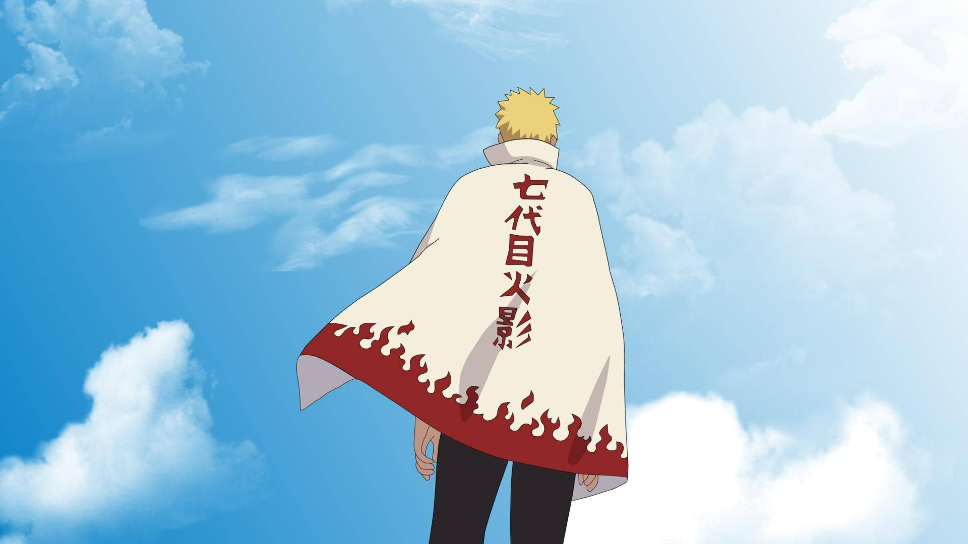 Naruto Uzumaki Hokage Kıyafetiyle Duvar Kağıdı