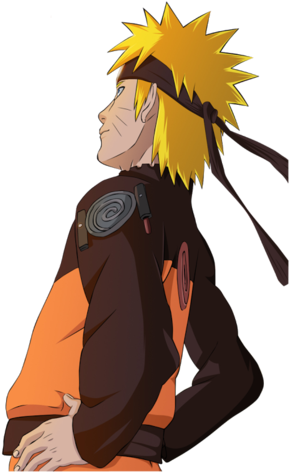Naruto Uzumaki Profil Pozu Duvar Kağıdı