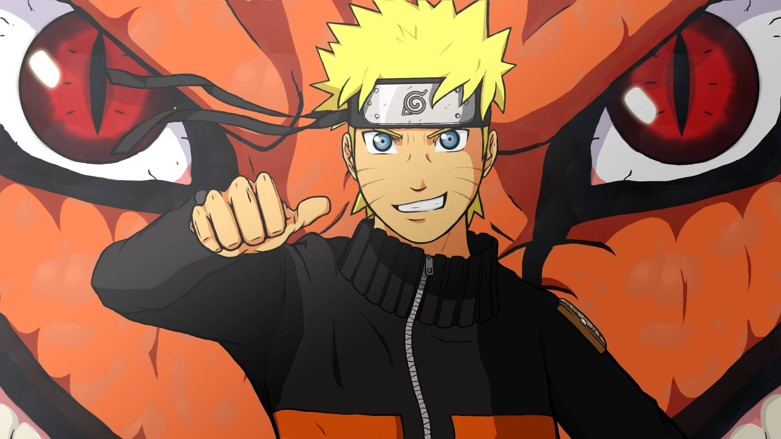 Naruto ve Dokuz Kuyruklu Canavar Posteri Duvar Kağıdı