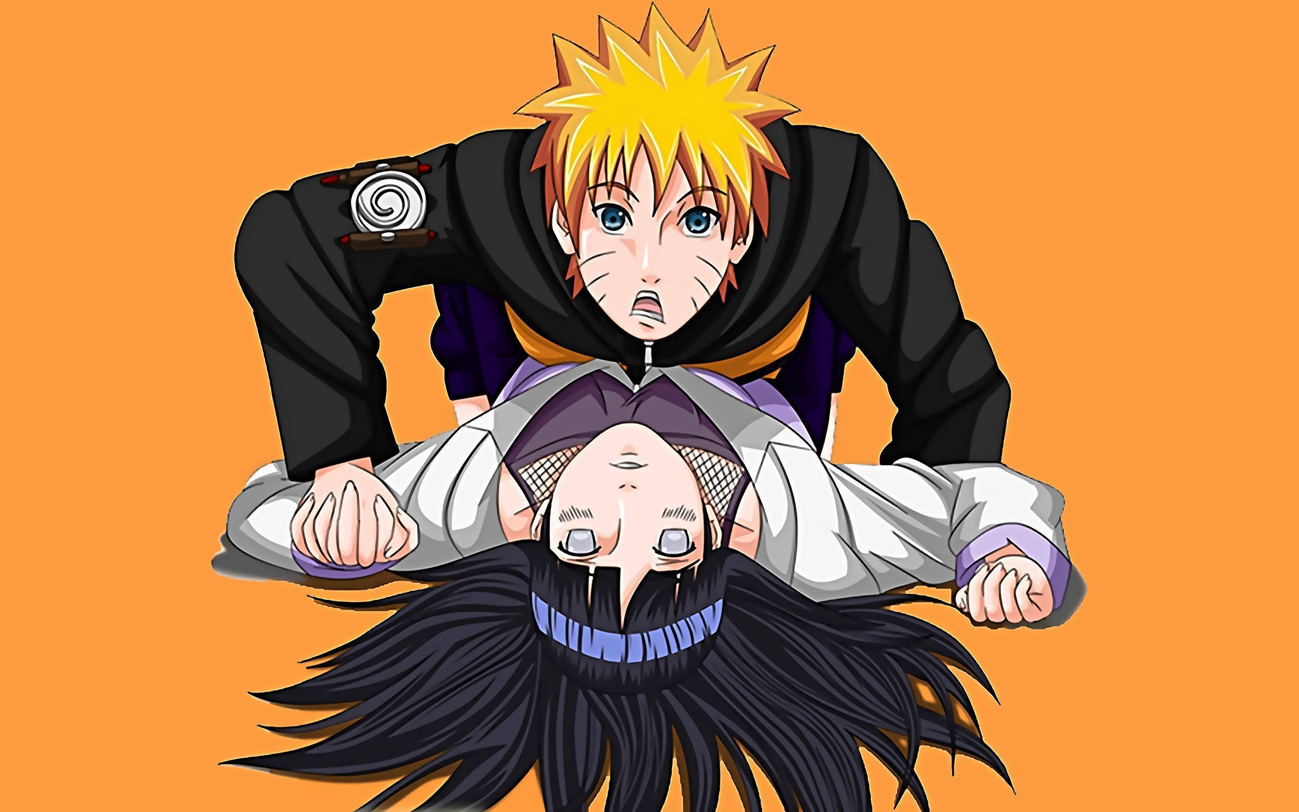 Naruto ve Hinata Anime Sanatı Duvar Kağıdı