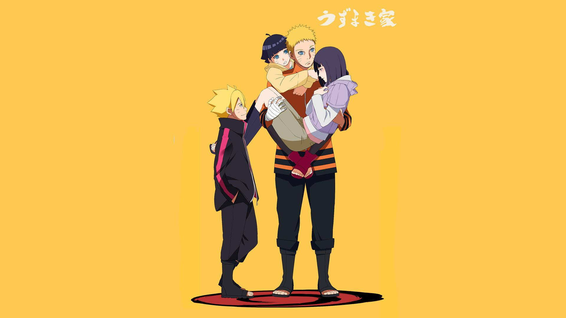 Naruto ve Hinata Ailesi Duvar Kağıdı