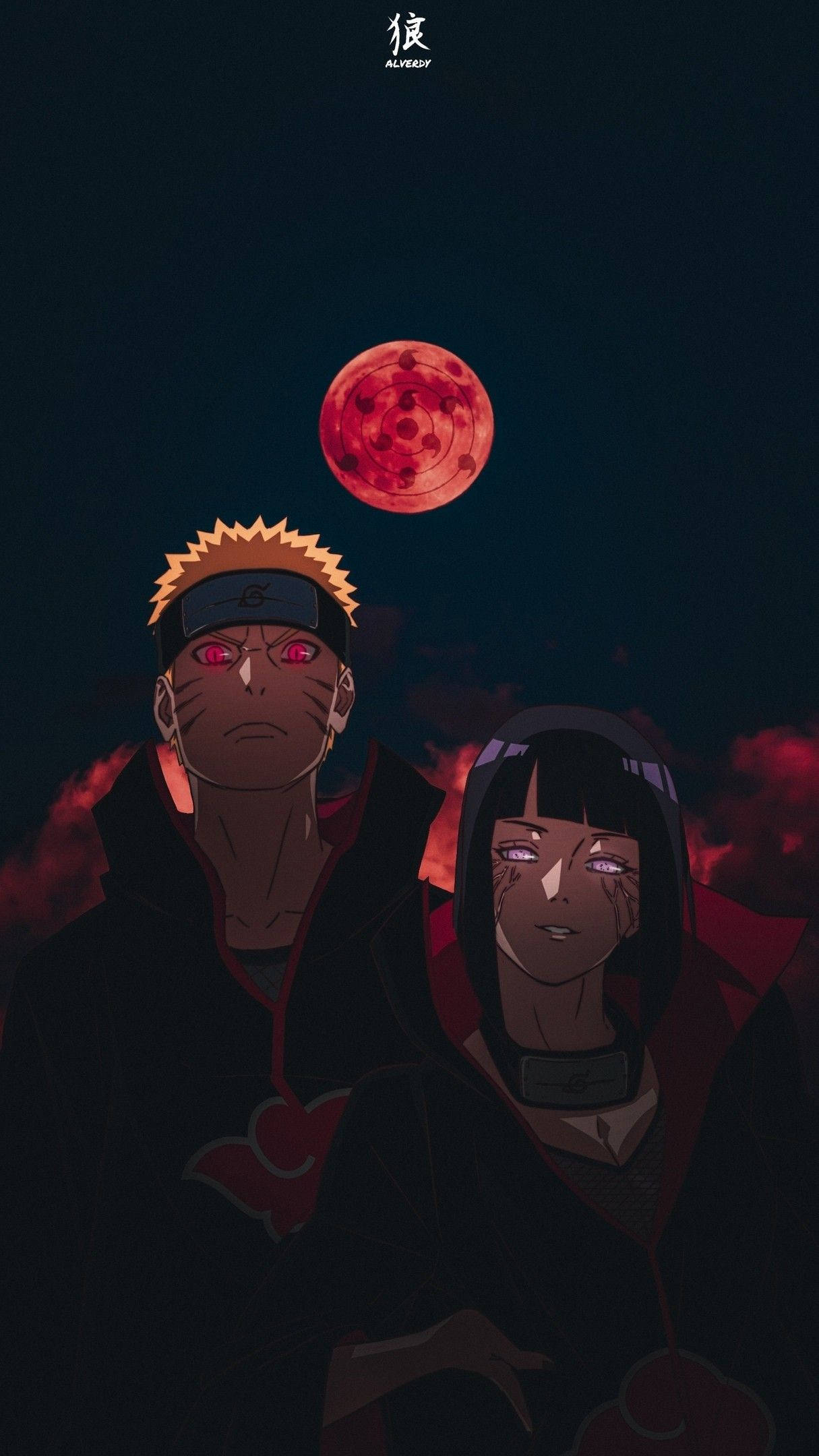 Naruto ve Hinata Tsukuyomi Duvar Kağıdı