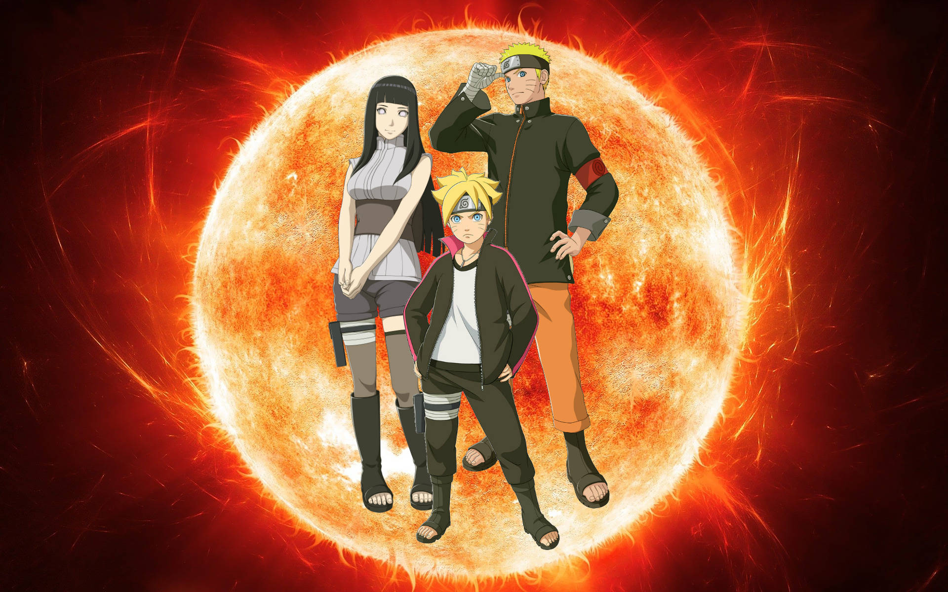 Naruto ve Hinata, Boruto ile Duvar Kağıdı