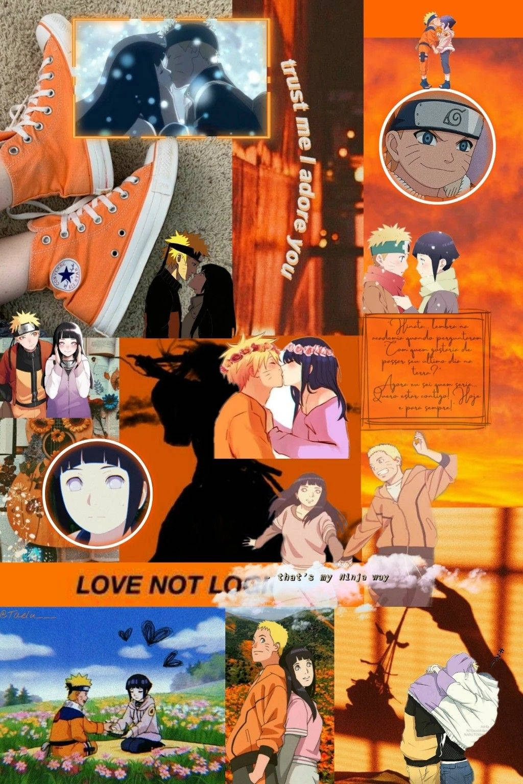 Naruto ve Hinata Kolajı Duvar Kağıdı