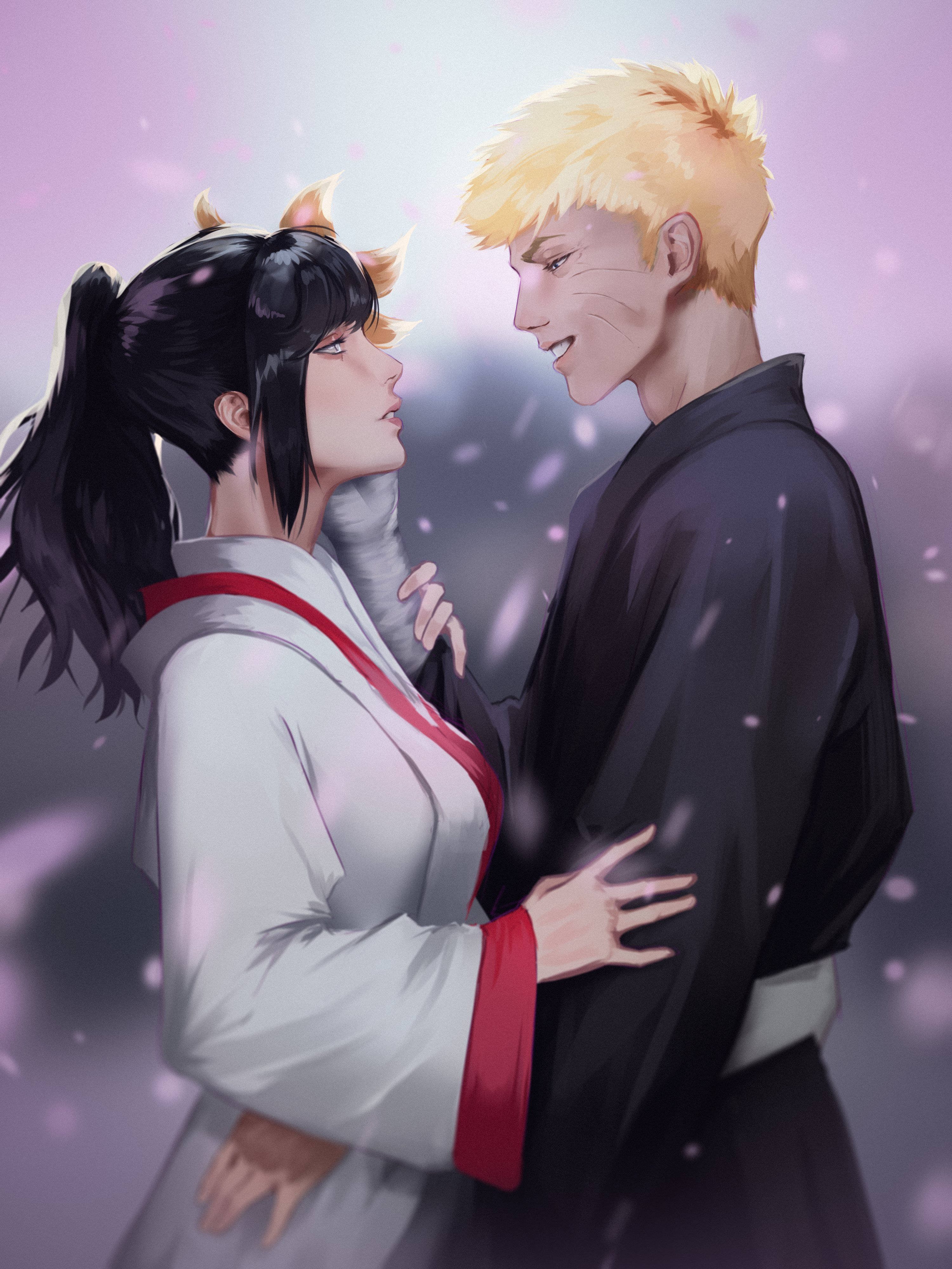 Naruto ve Hinata Aşkı Fanart Duvar Kağıdı