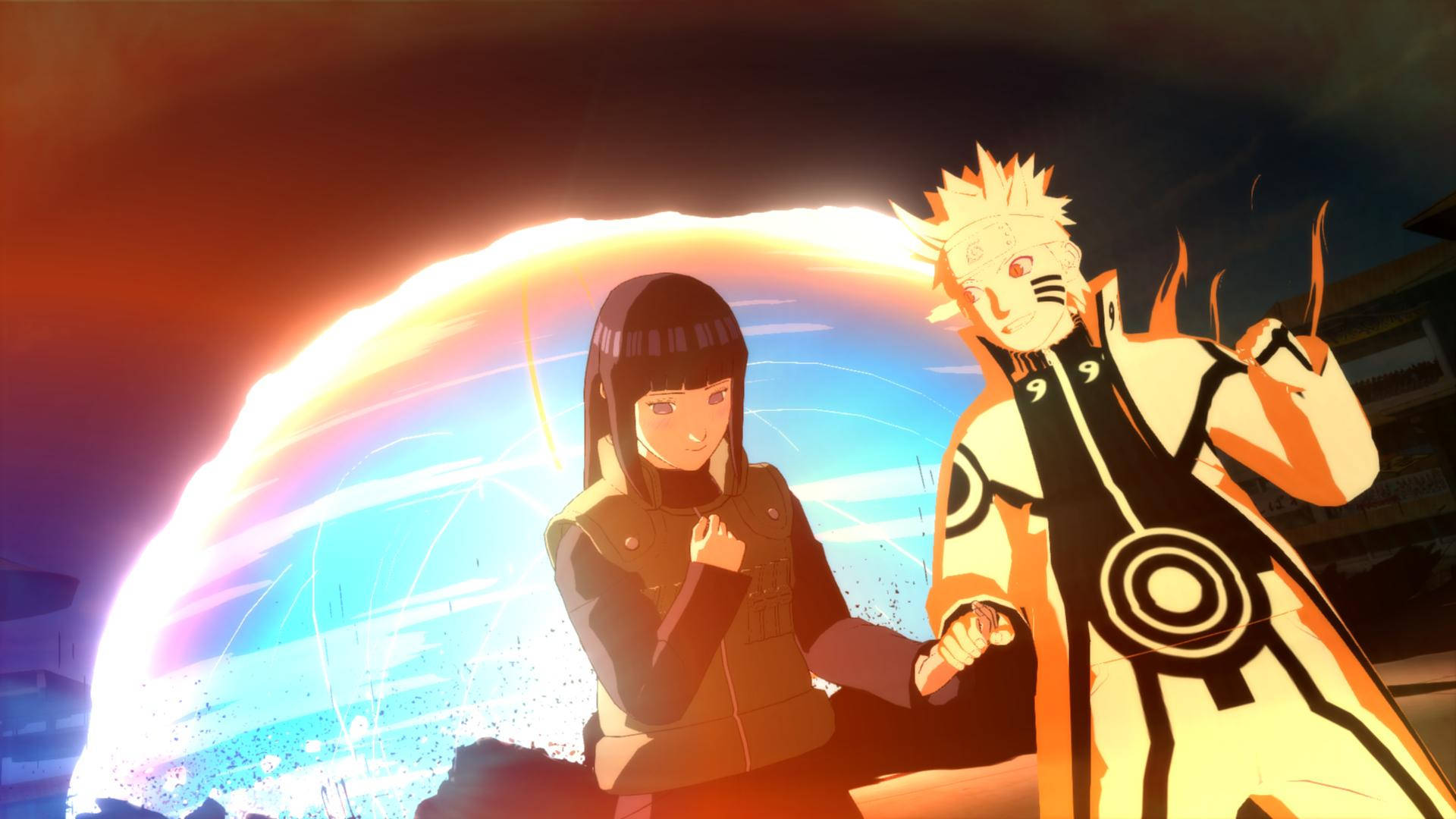 Naruto ve Hinata Ninja Savaşı Duvar Kağıdı