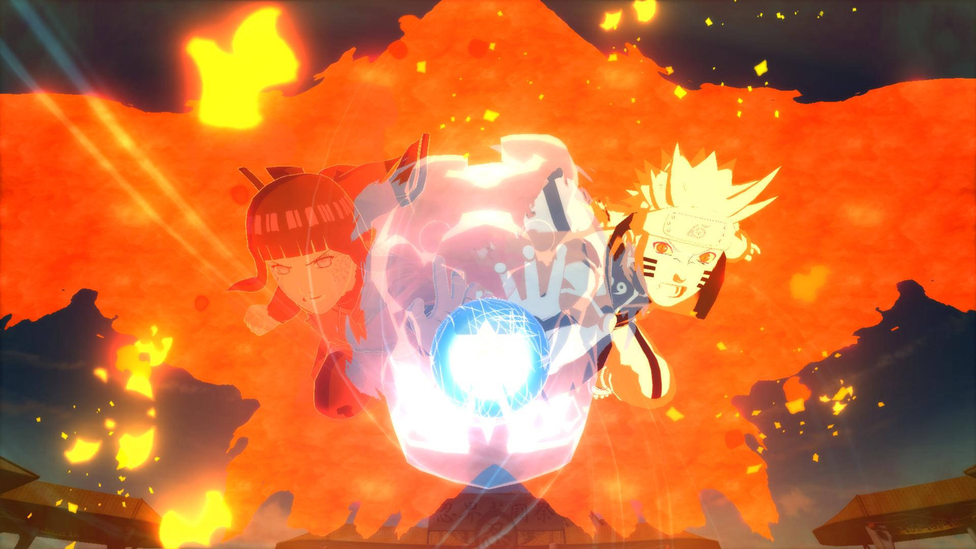 Naruto ve Hinata Rasengan Duvar Kağıdı