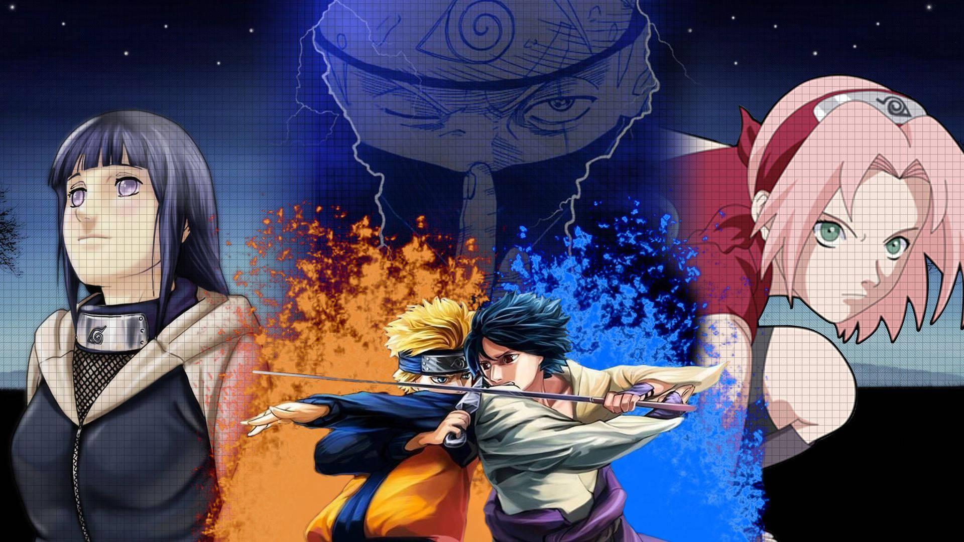 Naruto ve Hinata Hayran Sanatı Duvar Kağıdı