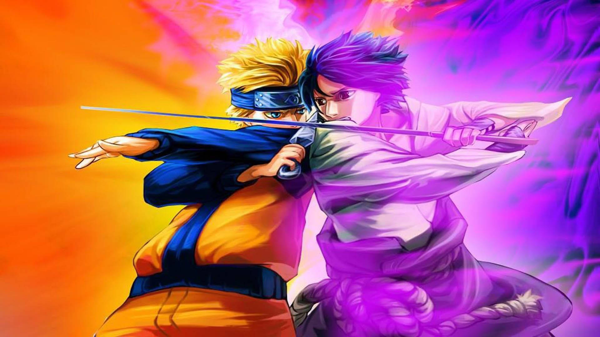 Naruto ve Kaçak Ninja Sasuke Duvar Kağıdı