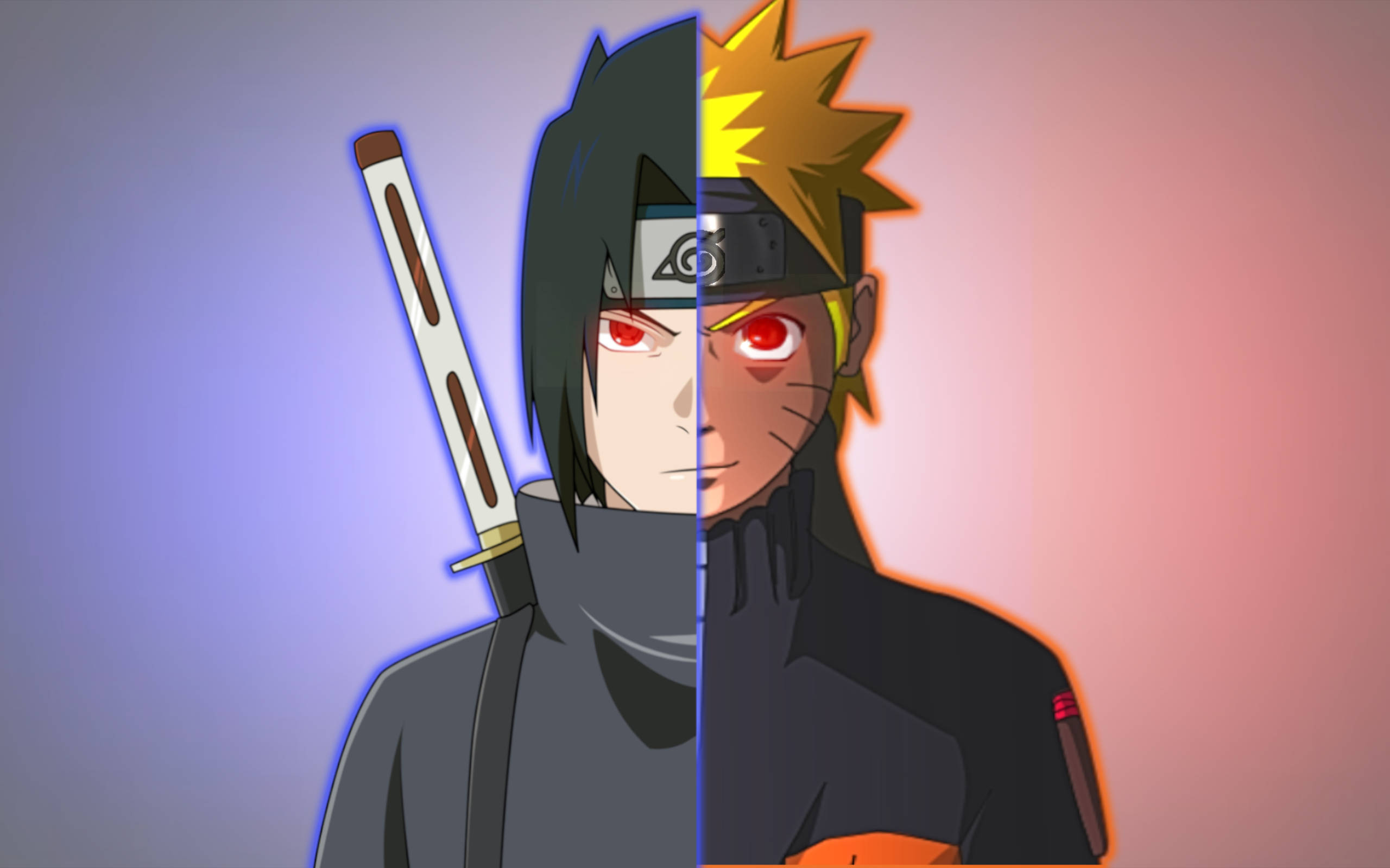 Naruto ve Sasuke Birleşimi Duvar Kağıdı