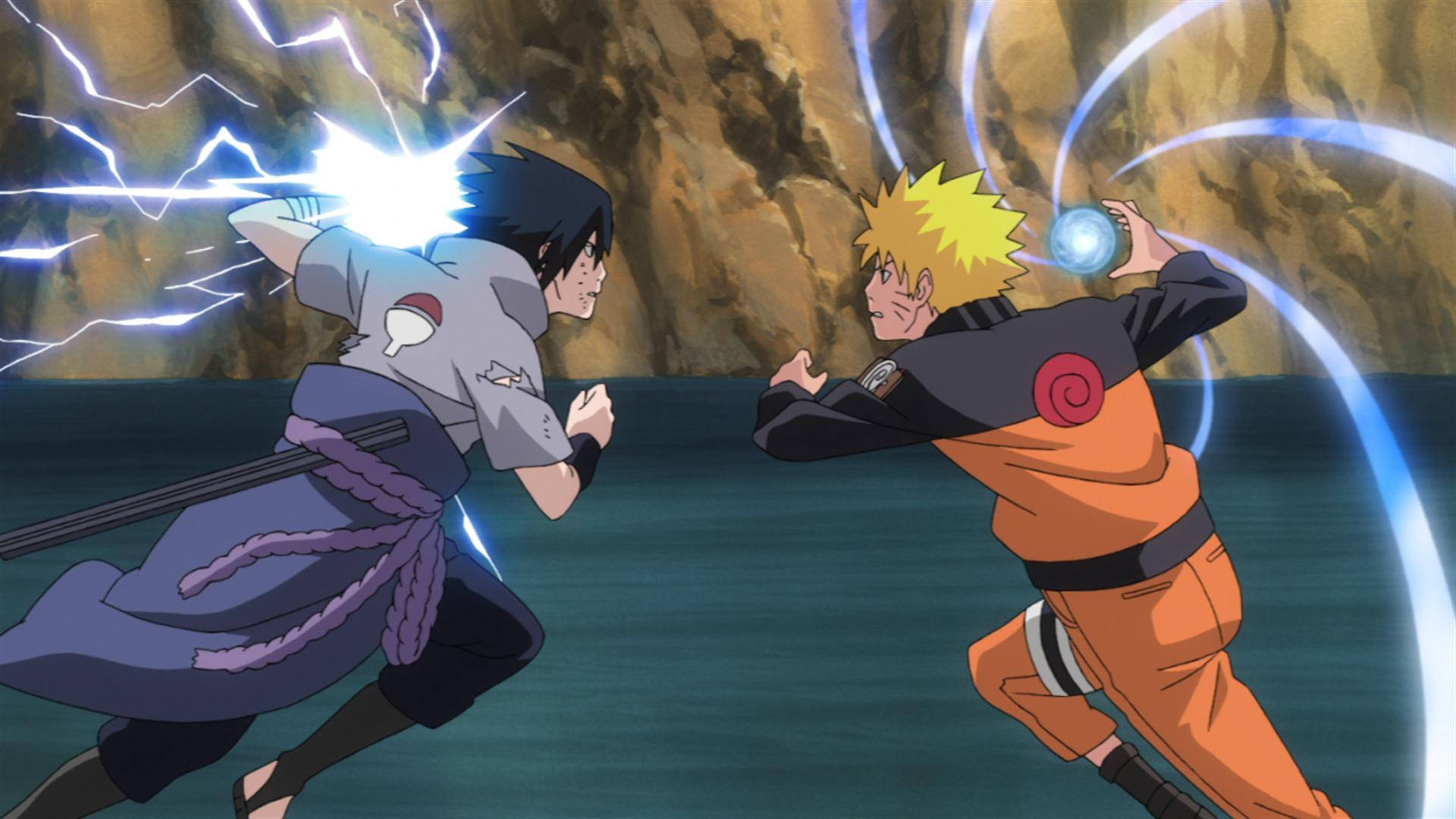 Naruto ve Sasuke'nin Vadi Savaşı Duvar Kağıdı