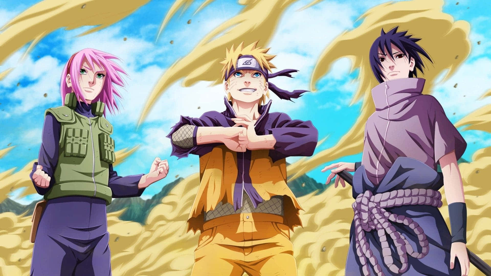 Naruto ve Sasuke - Efsanevi Rekabet Duvar Kağıdı