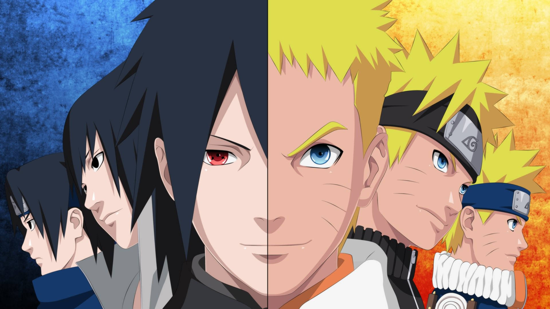 Naruto ve Sasuke'nin Büyümesi Duvar Kağıdı