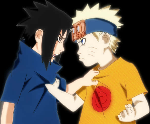 Naruto ve Sasuke Karşılaşması Duvar Kağıdı