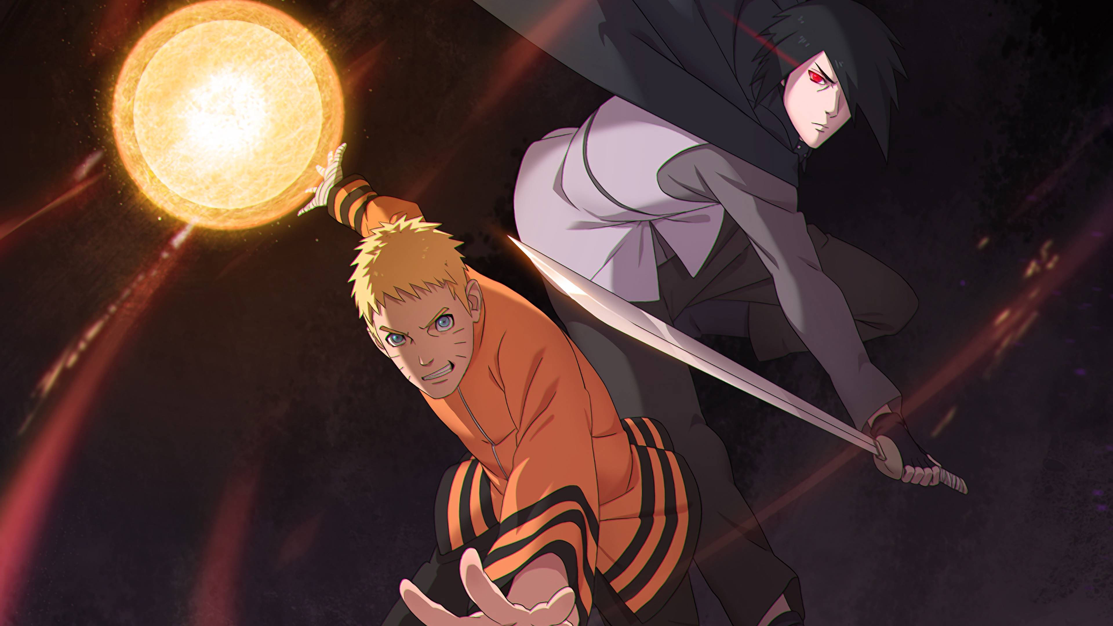 Naruto ve Sasuke Yetişkin Versiyonu Duvar Kağıdı