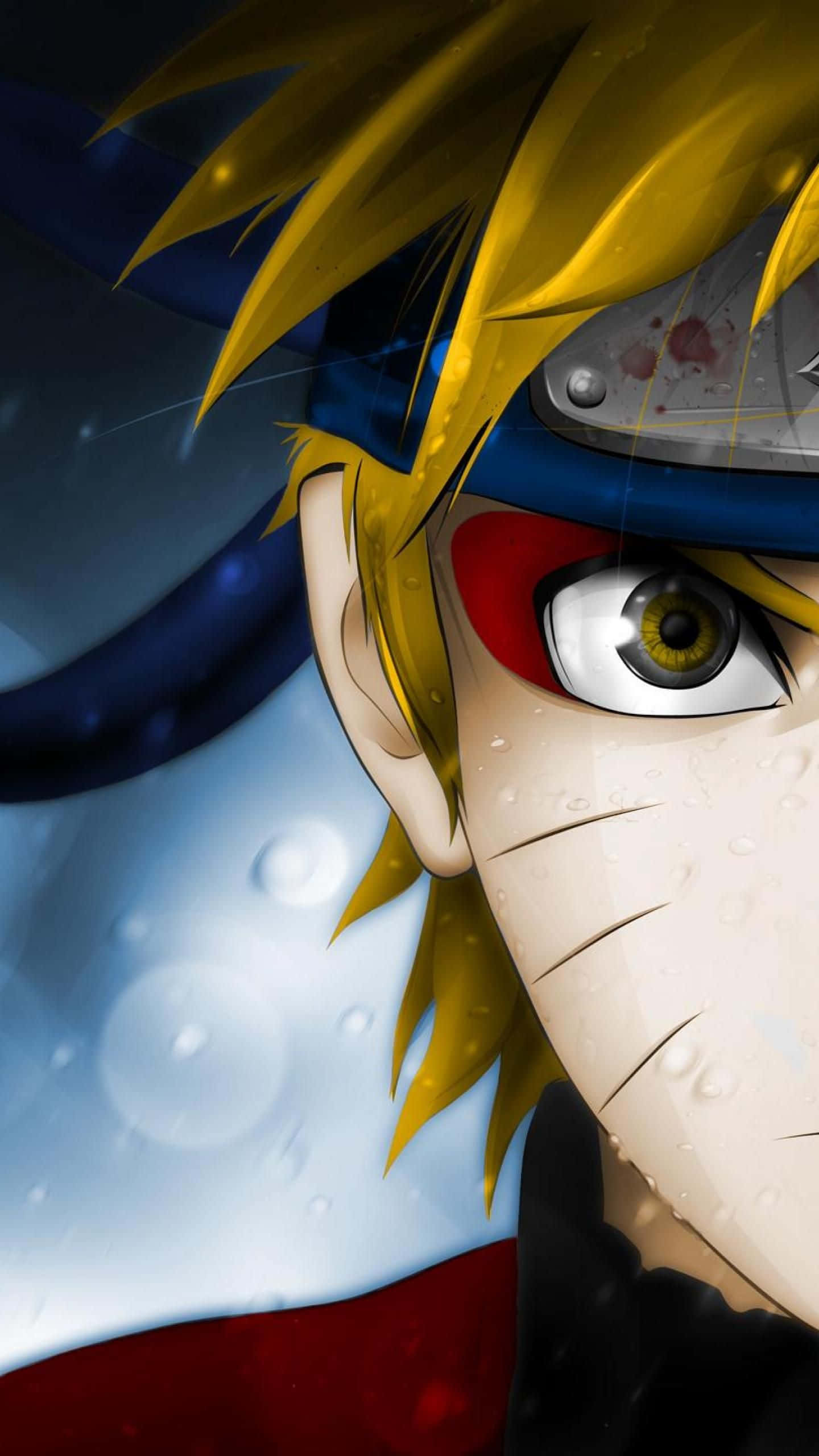 Naruto Yüzü Sennin Kyubi Modu Duvar Kağıdı