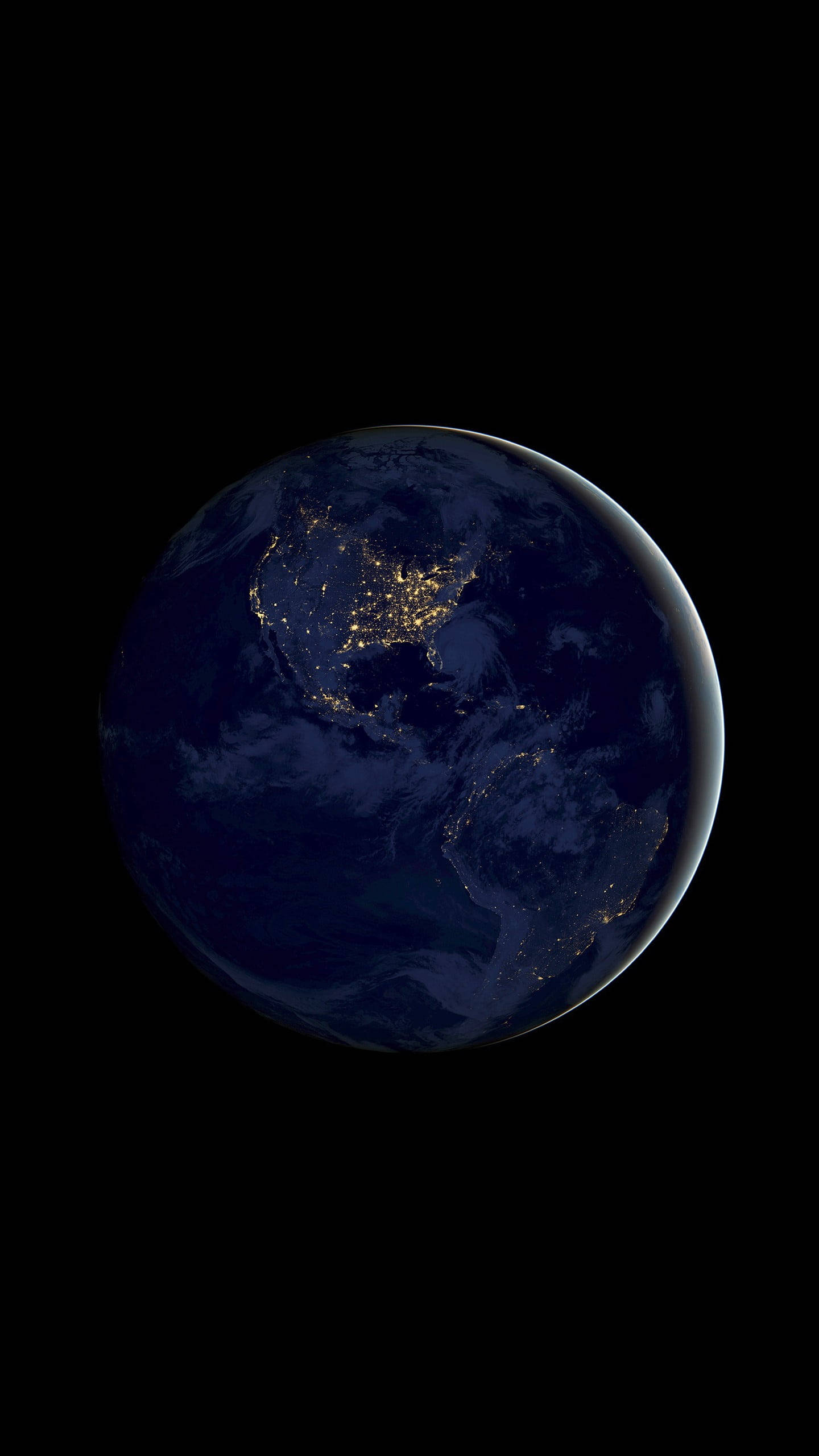 NASA iPhone Gece Dünya Duvar Kağıdı