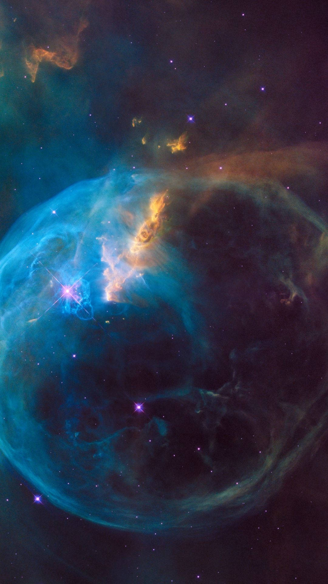 NASA iPhone Güzel Nebula Duvar Kağıdı