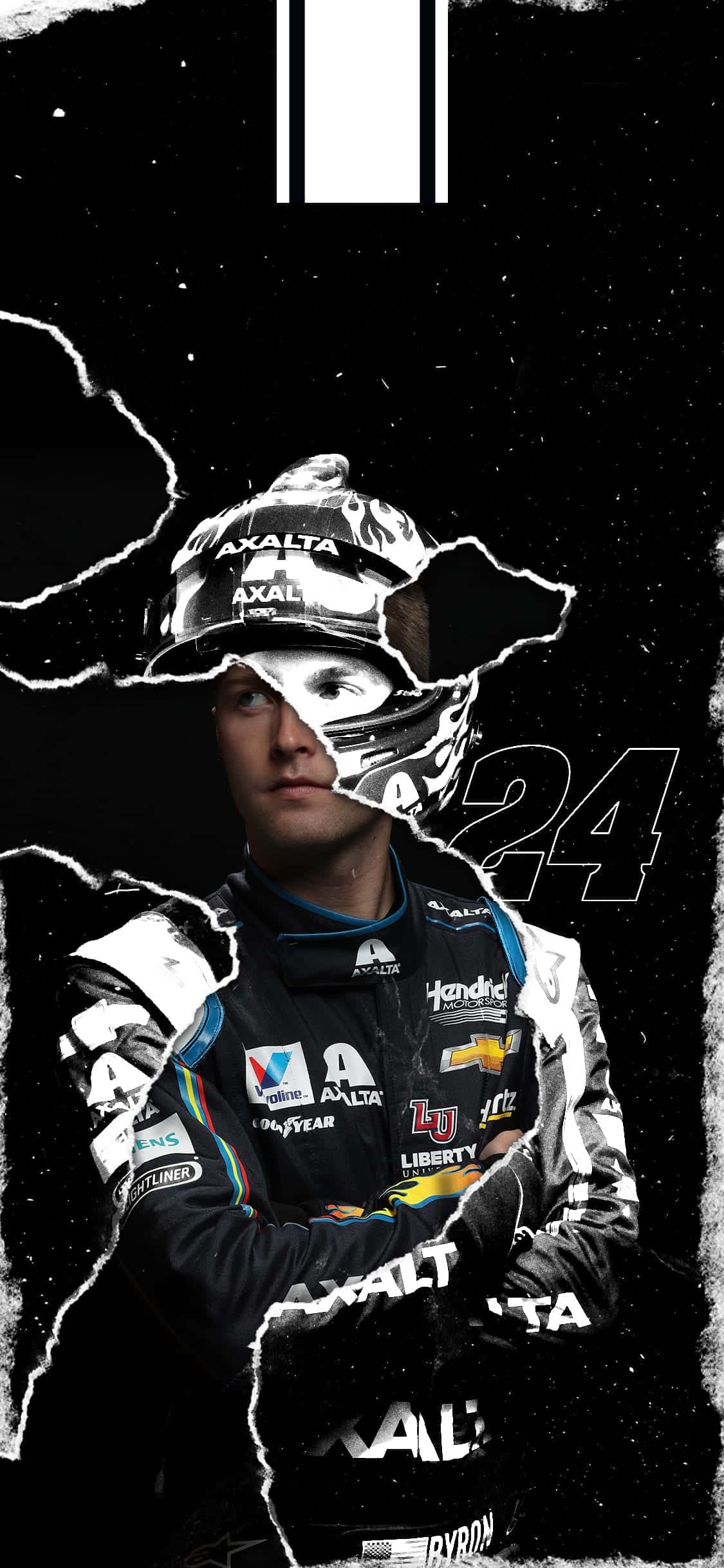 NASCAR iPhone ile rekabet avantajını yakalayın Duvar Kağıdı