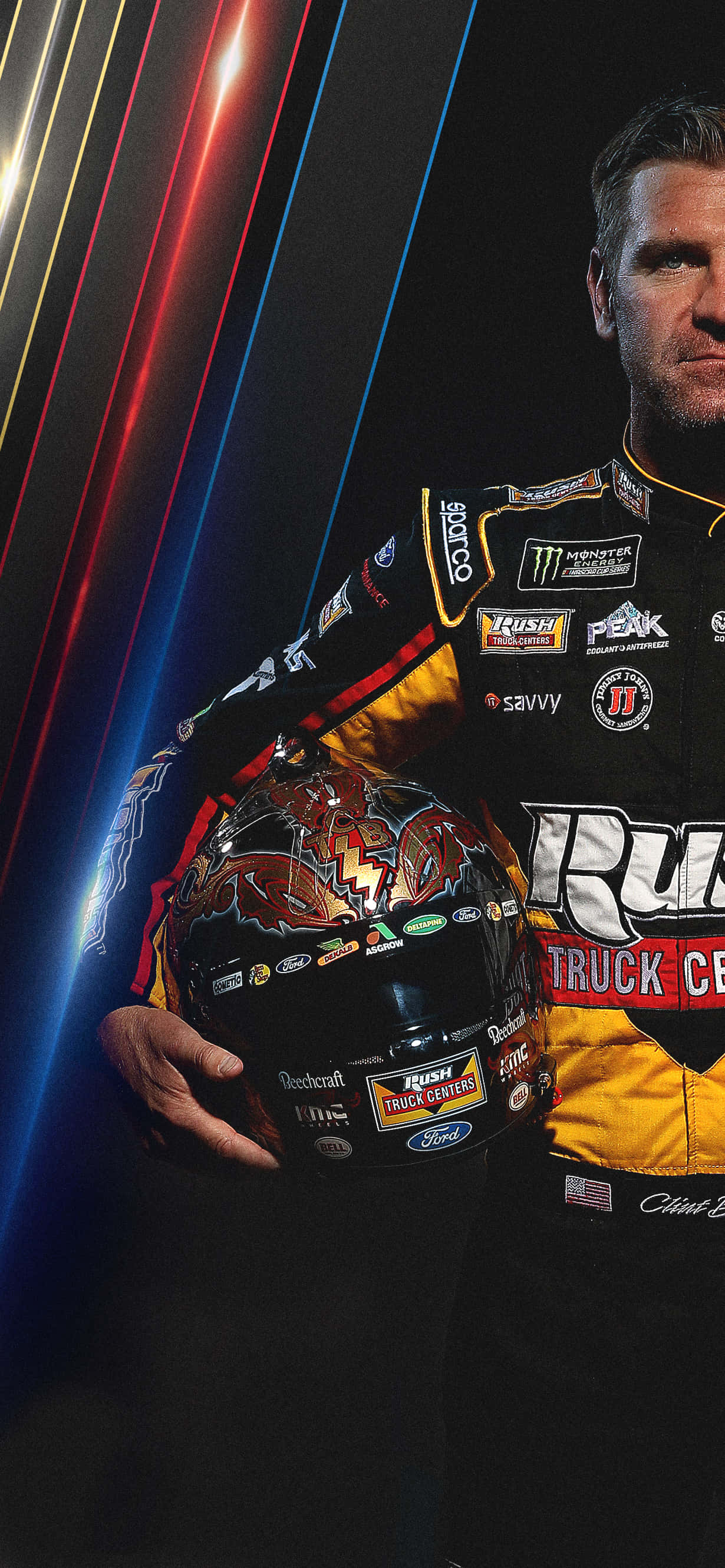 Nascar temalı iPhone'unuzla zafere koşun Duvar Kağıdı