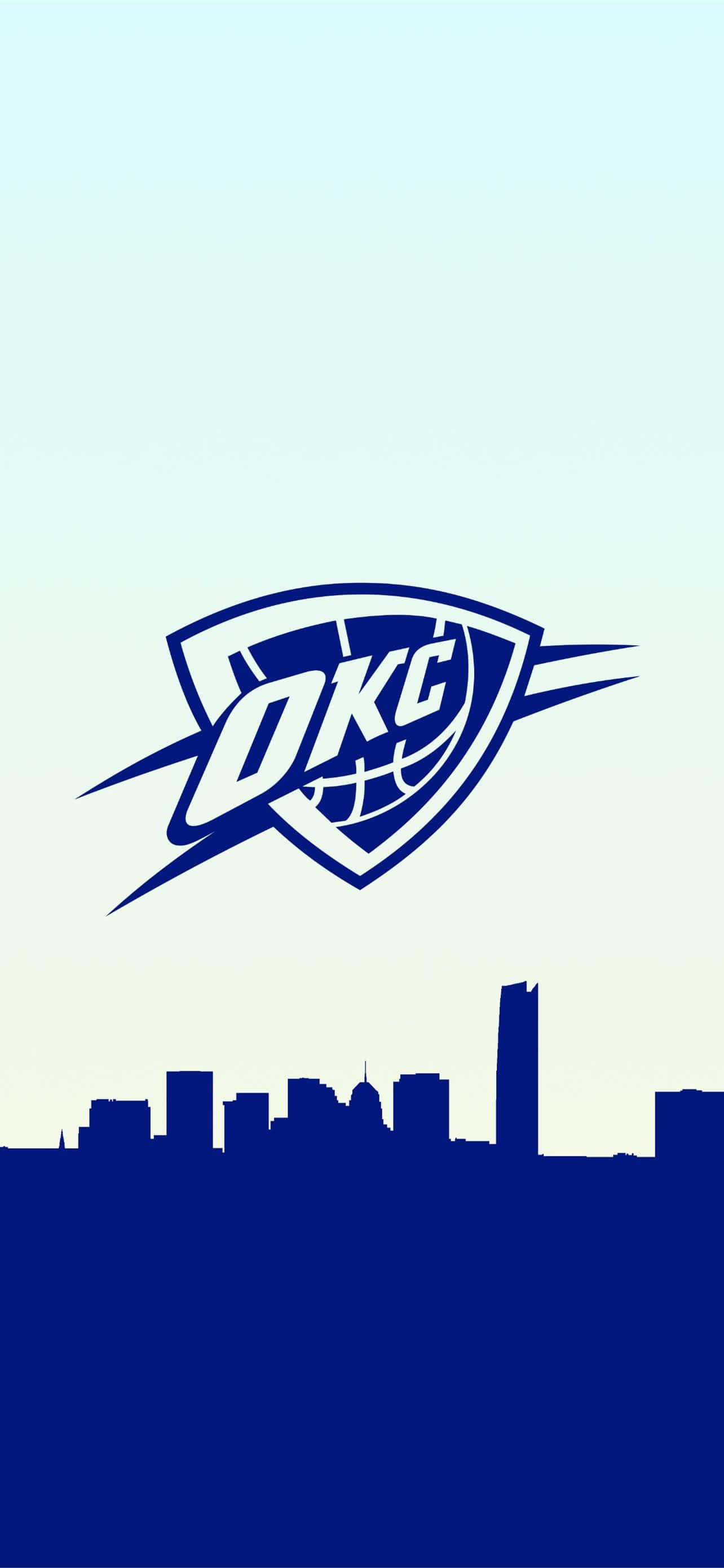 NBA Basketbol Takımı Oklahoma City Thunders Logosu Duvar Kağıdı
