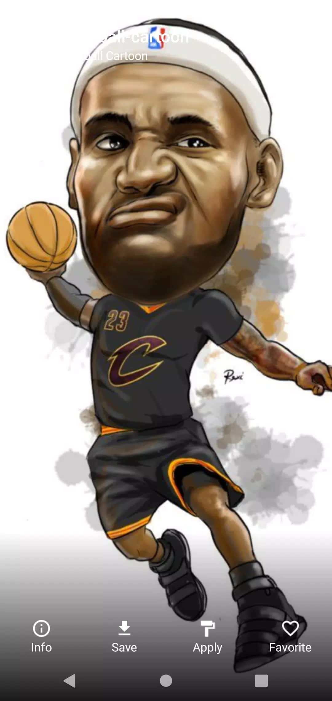 "NBA Karikatürü" Duvar Kağıdı
