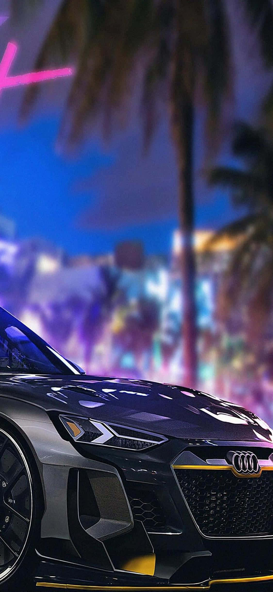 Need for Speed Heat'te Şehirde Yarış Duvar Kağıdı