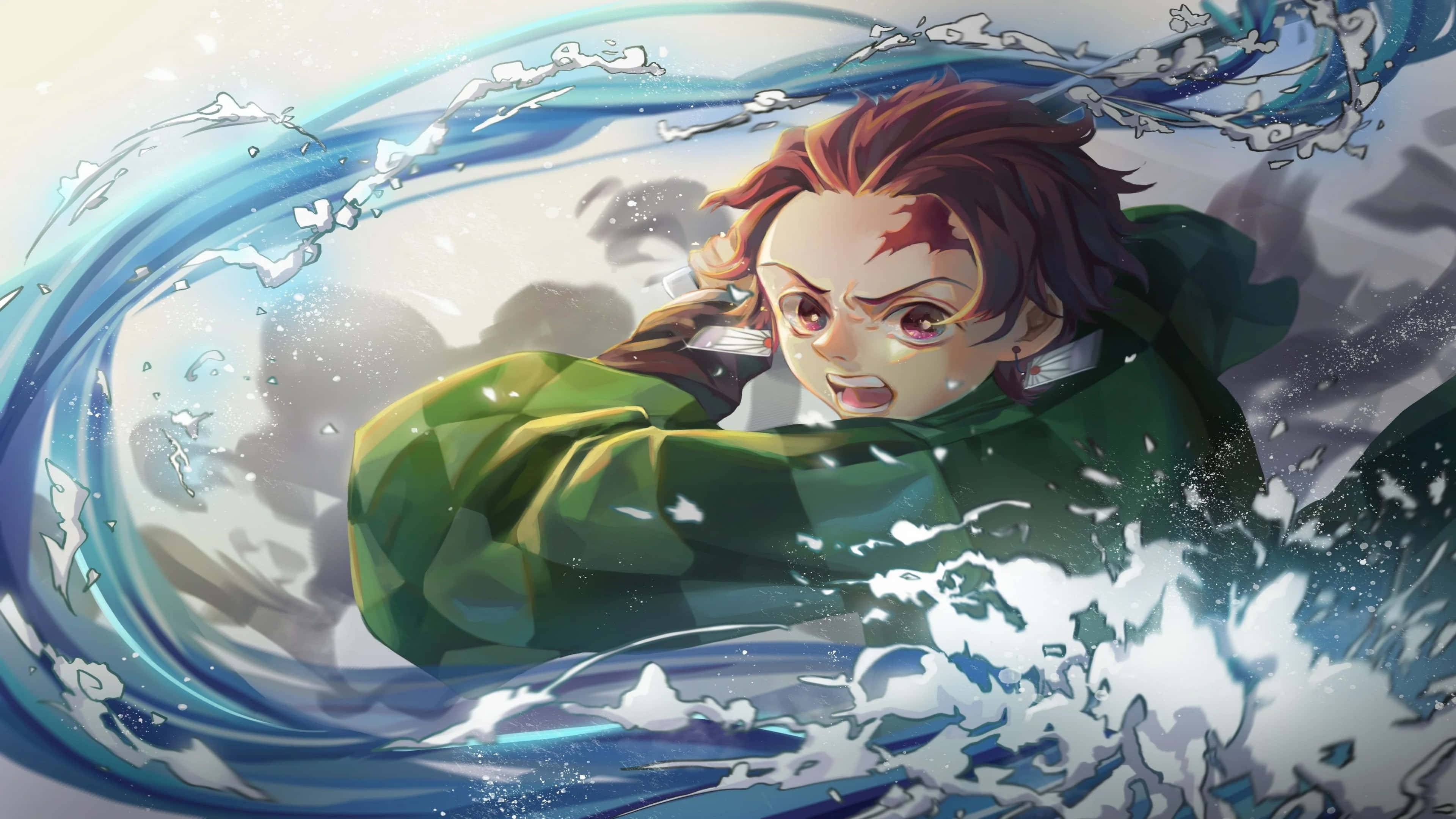 Nefes Kesen Ultra-HD 4K Duvar Kağıdı: Demon Slayer Sahnesi Duvar Kağıdı