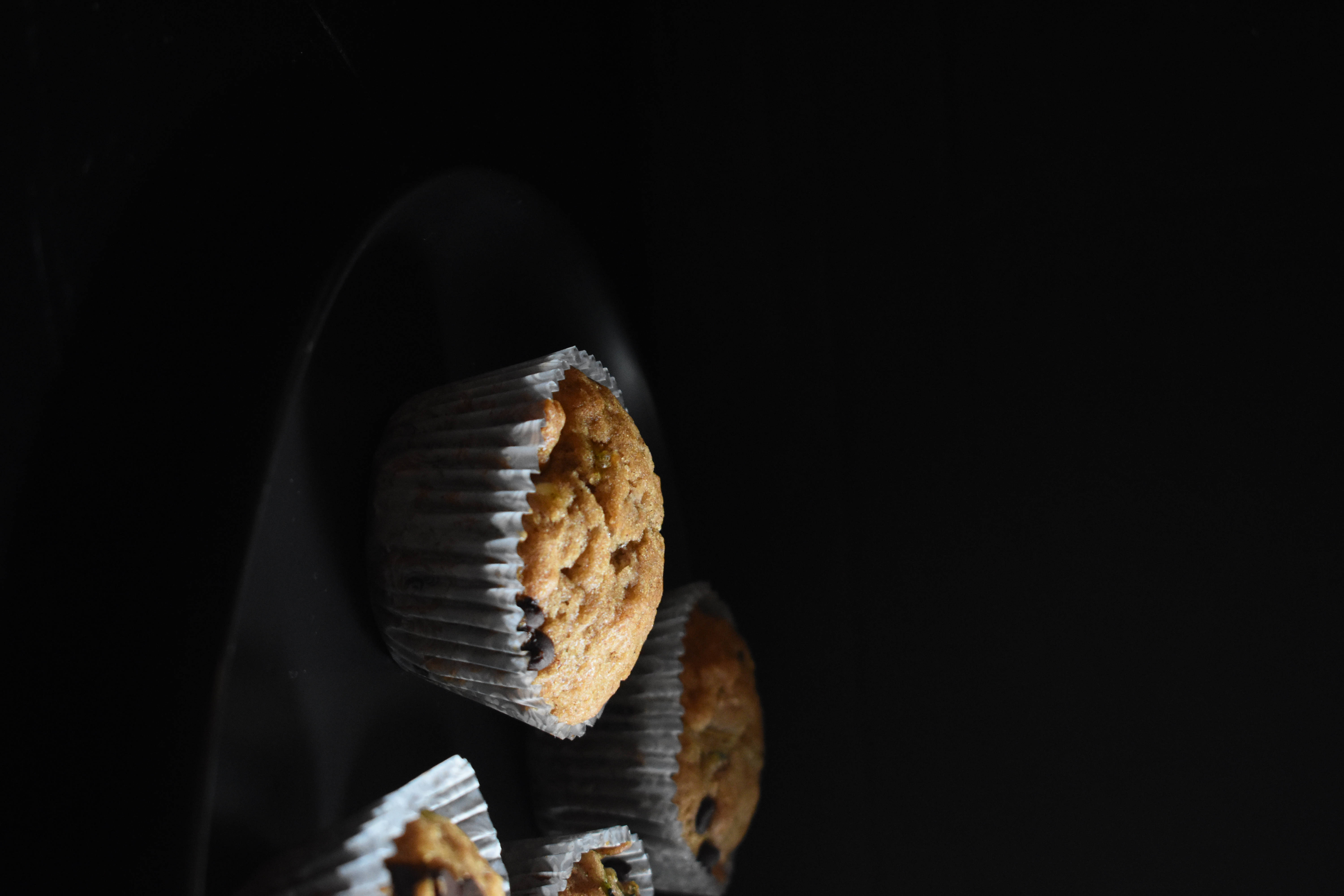 Nefis Taze Pişmiş Yaban Mersinli Muffin Duvar Kağıdı