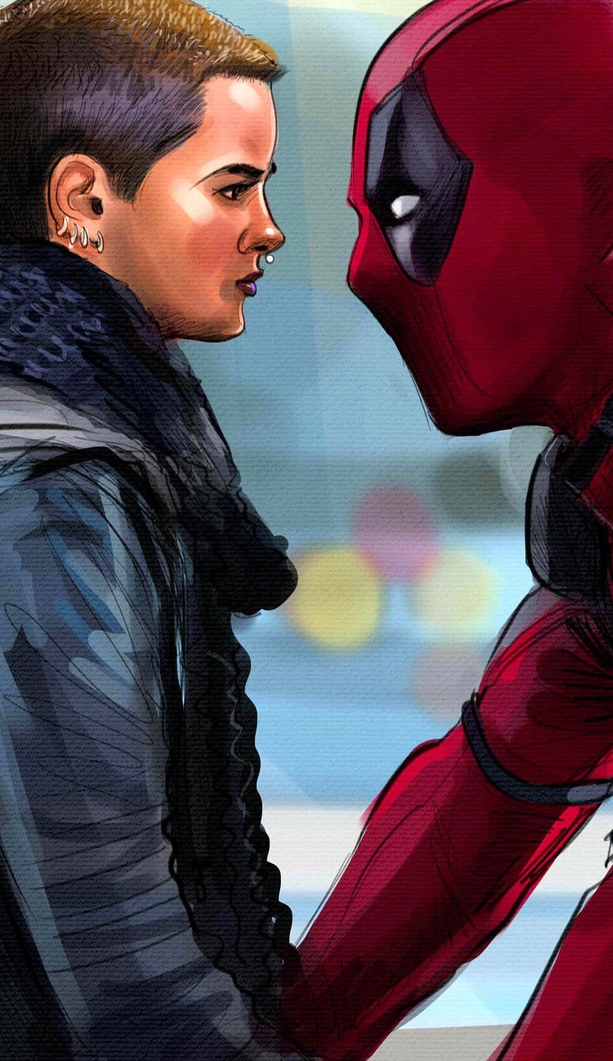Negasonic Teenage Warhead Aksiyonda Duvar Kağıdı