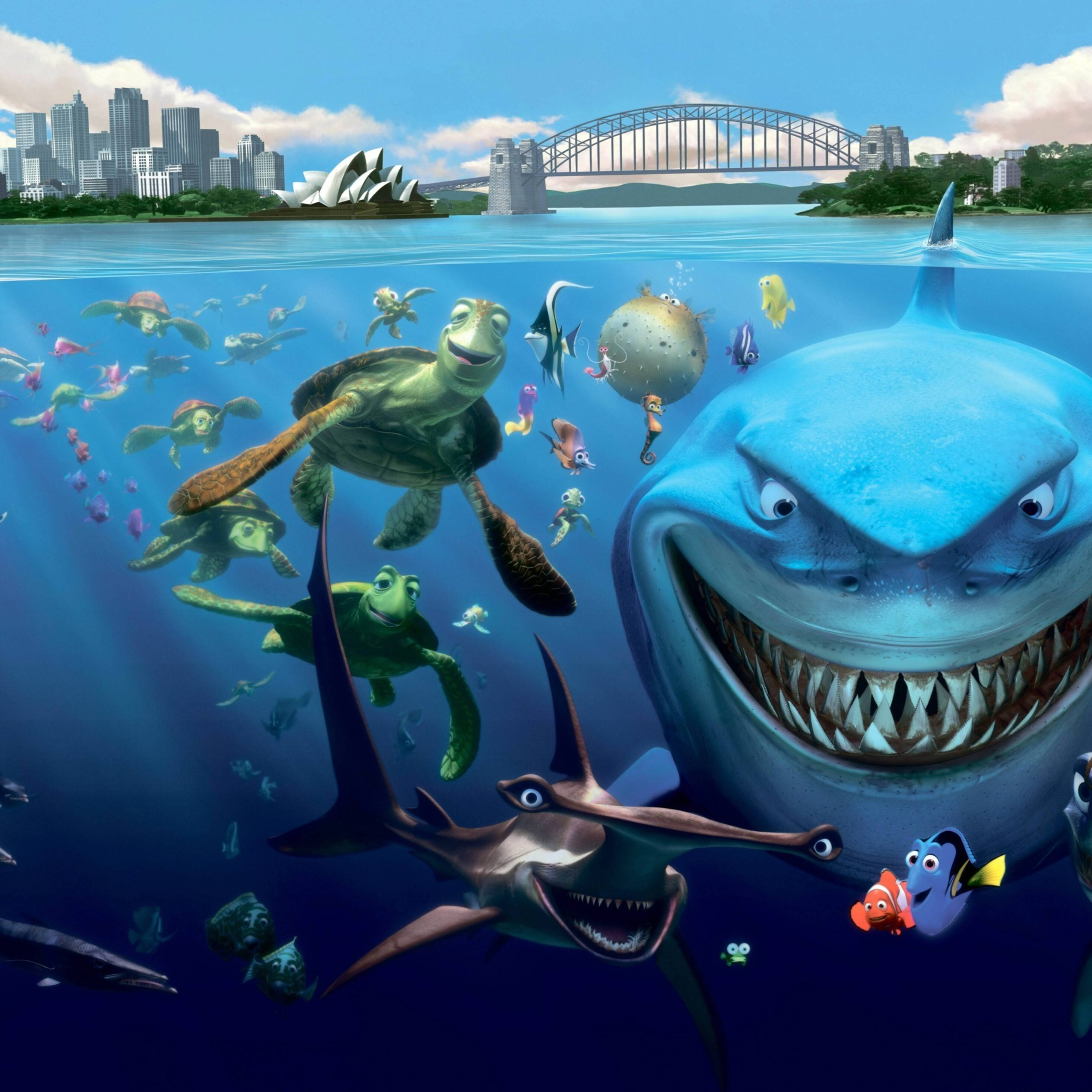 Nemo ve Dory Havalı Balık Posteri Duvar Kağıdı