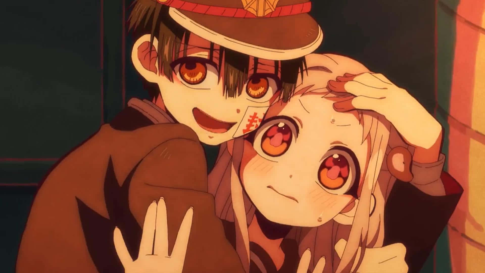 Nene Hanako Kun'a Sarılıyor PFP Duvar Kağıdı