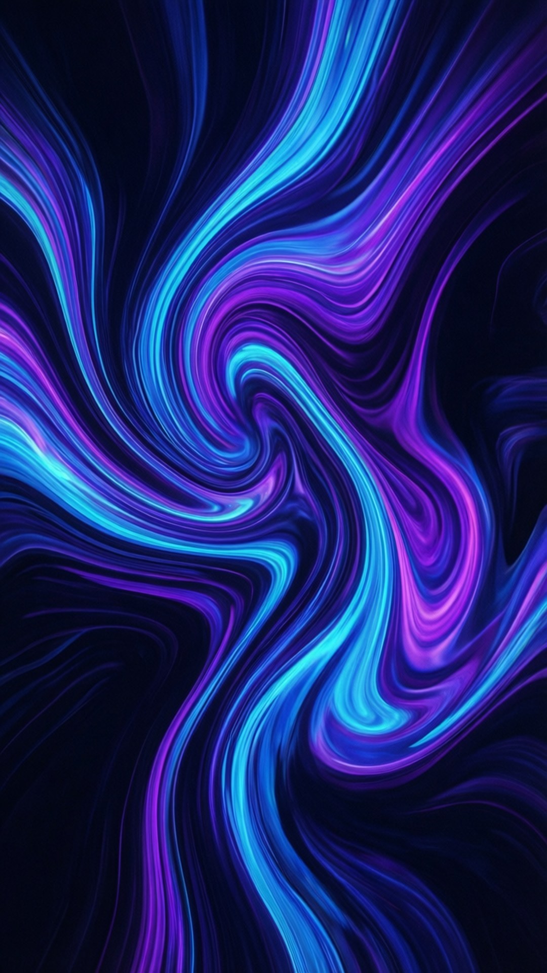 Neon Akışkan Döngüler Duvar Kağıdı
