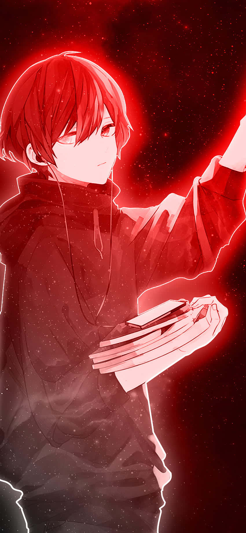Neon Anime Izumi Miyamura Duvar Kağıdı