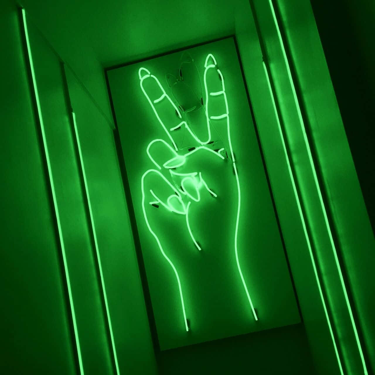 Neon estetiğin güzelliğini keşfedin Duvar Kağıdı