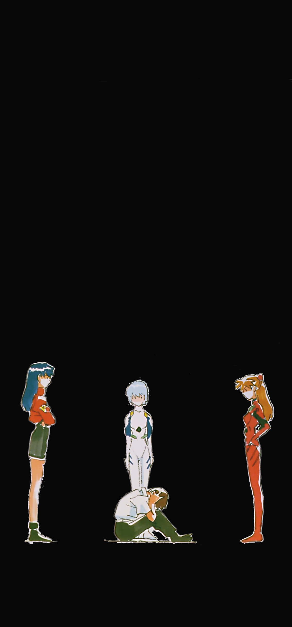 "Neon Genesis Evangelion"dan Persona Maskesi Görseli Duvar Kağıdı