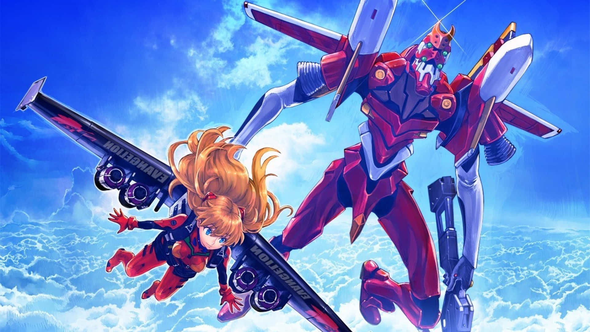 Neon Genesis Evangelion'de heyecan verici bir keşif ve keşif dünyası deneyimleyin. Duvar Kağıdı