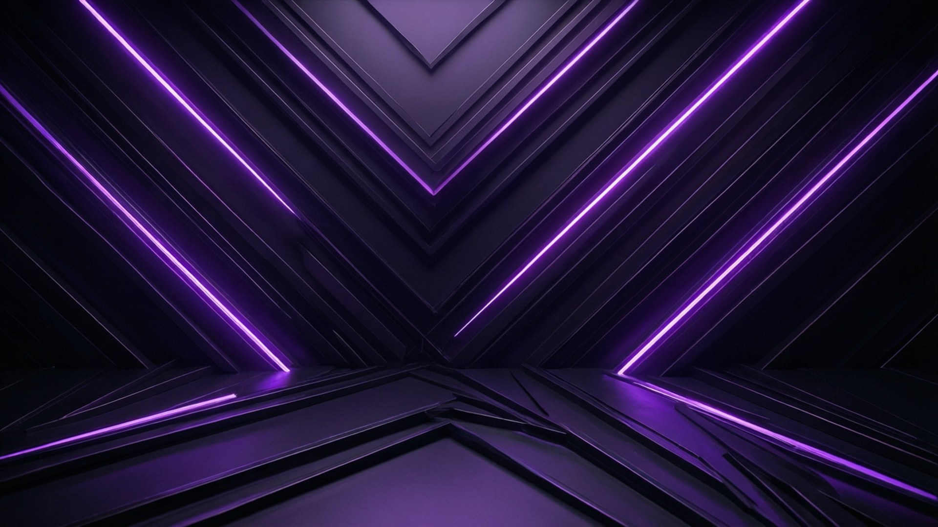 Neon Geometri Duvar Kağıdı