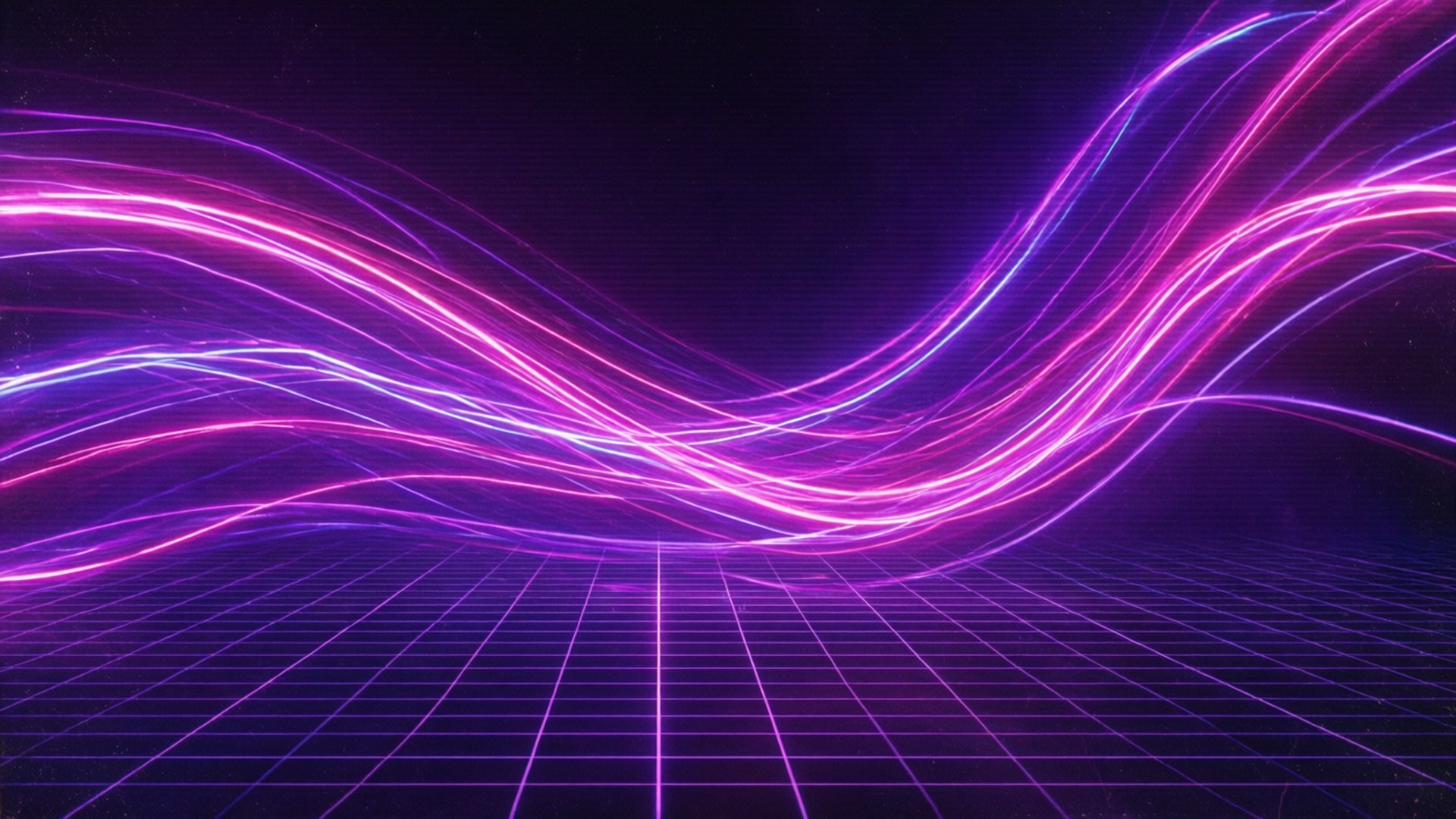 Neon Işık Çizgileri Duvar Kağıdı