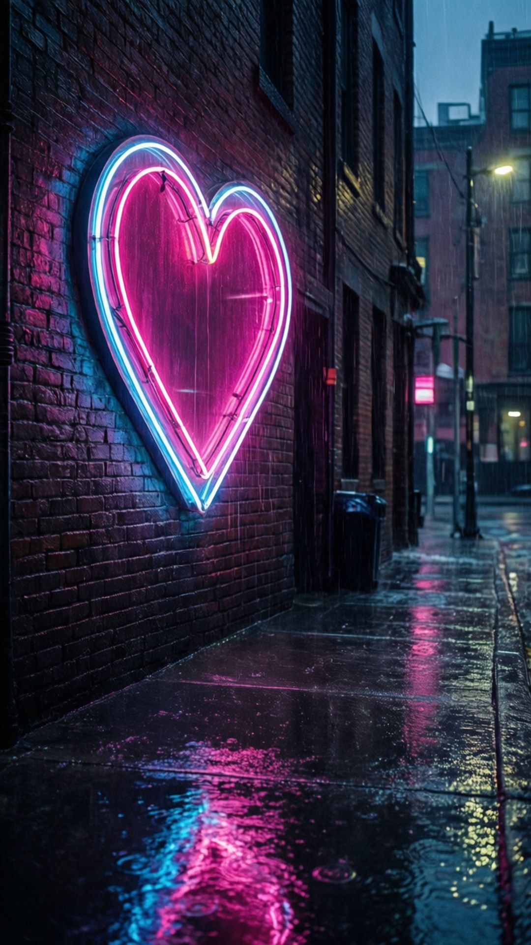 Neon Kalp Sokağı Duvar Kağıdı