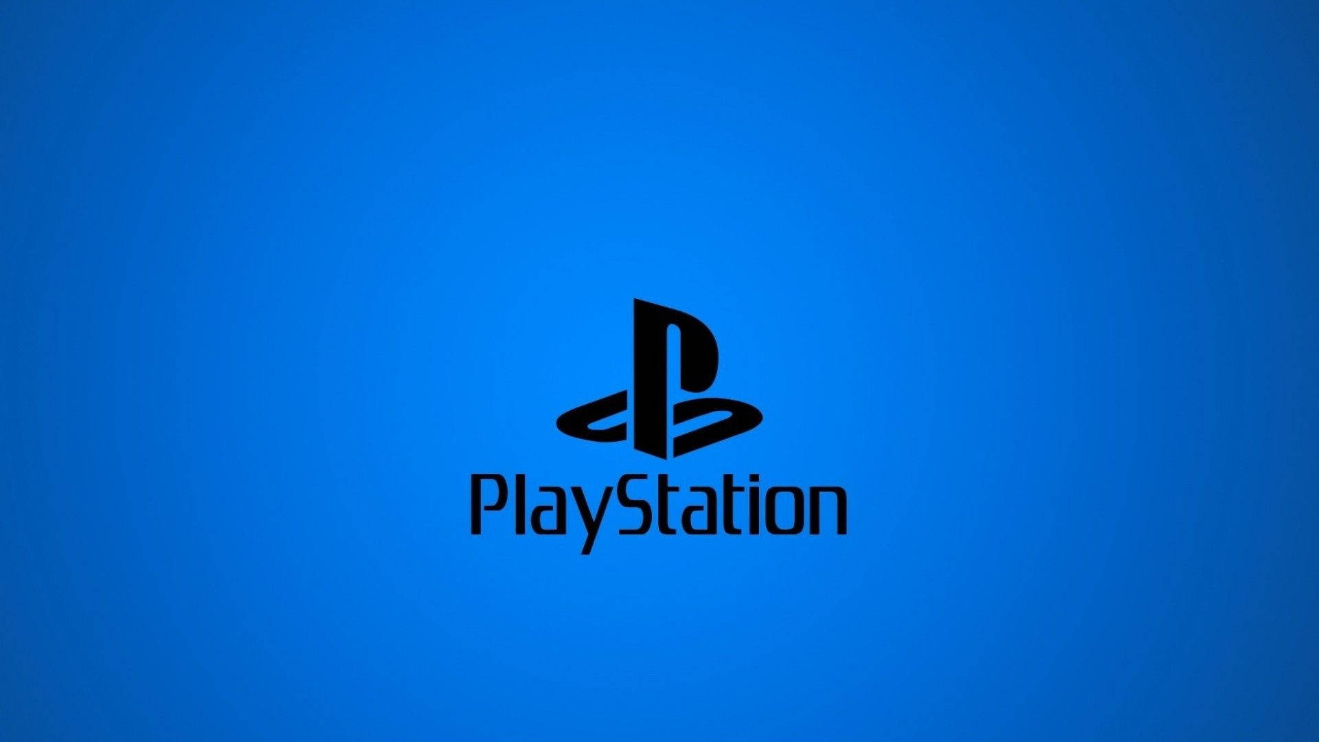 Neon Mavi PS4 Logosu Duvar Kağıdı